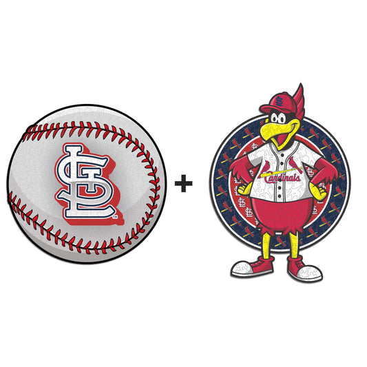 Pacote com 2 camisetas de beisebol + mascote do St. Louis Cardinals™