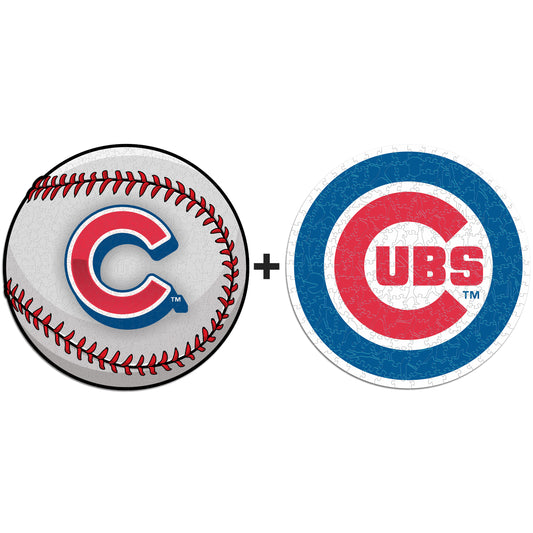 Pacote com 2 Chicago Cubs™ Baseball + Logotipo Principal