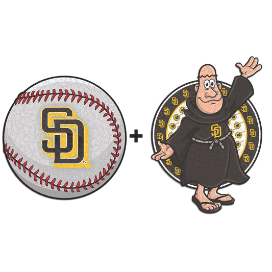 Pacote com 2 unidades de beisebol San Diego Padres™ + mascote