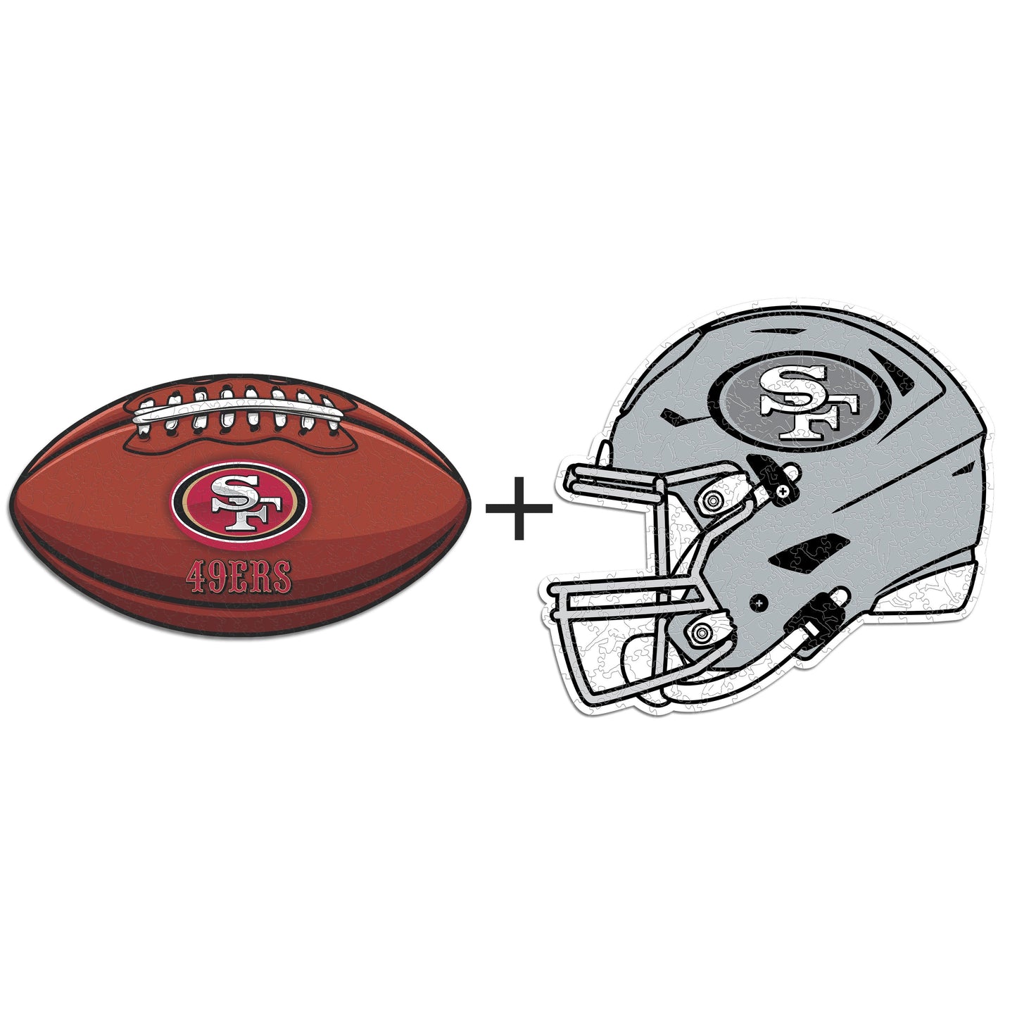 2 PACK San Francisco 49ers™ Football + Helmet