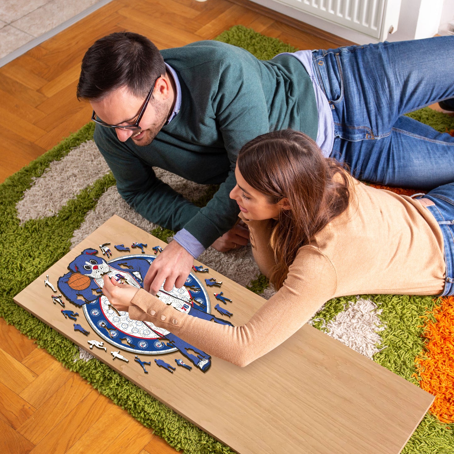 Philadelphia 76ers™ Mascot - Wooden Puzzle