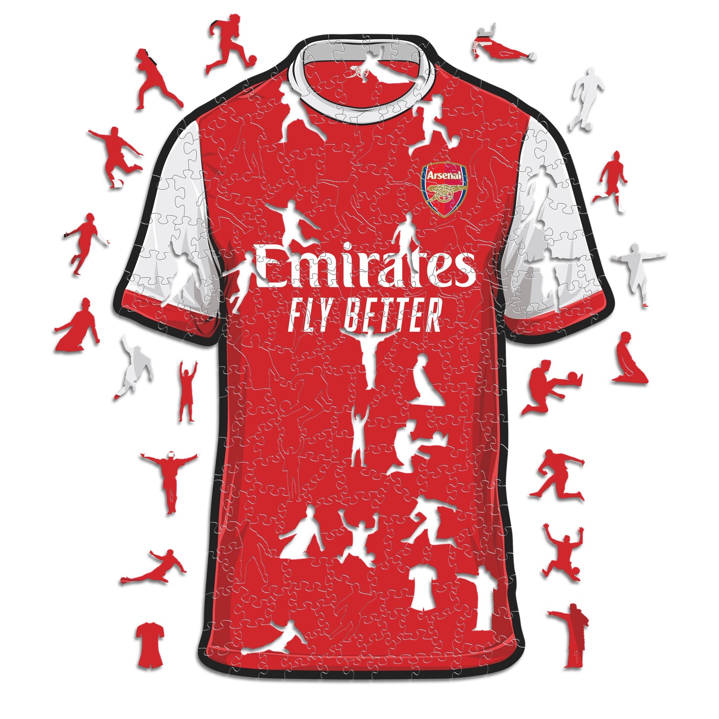 3 PACK Arsenal FC® Logo + Retro Logo + Jersey