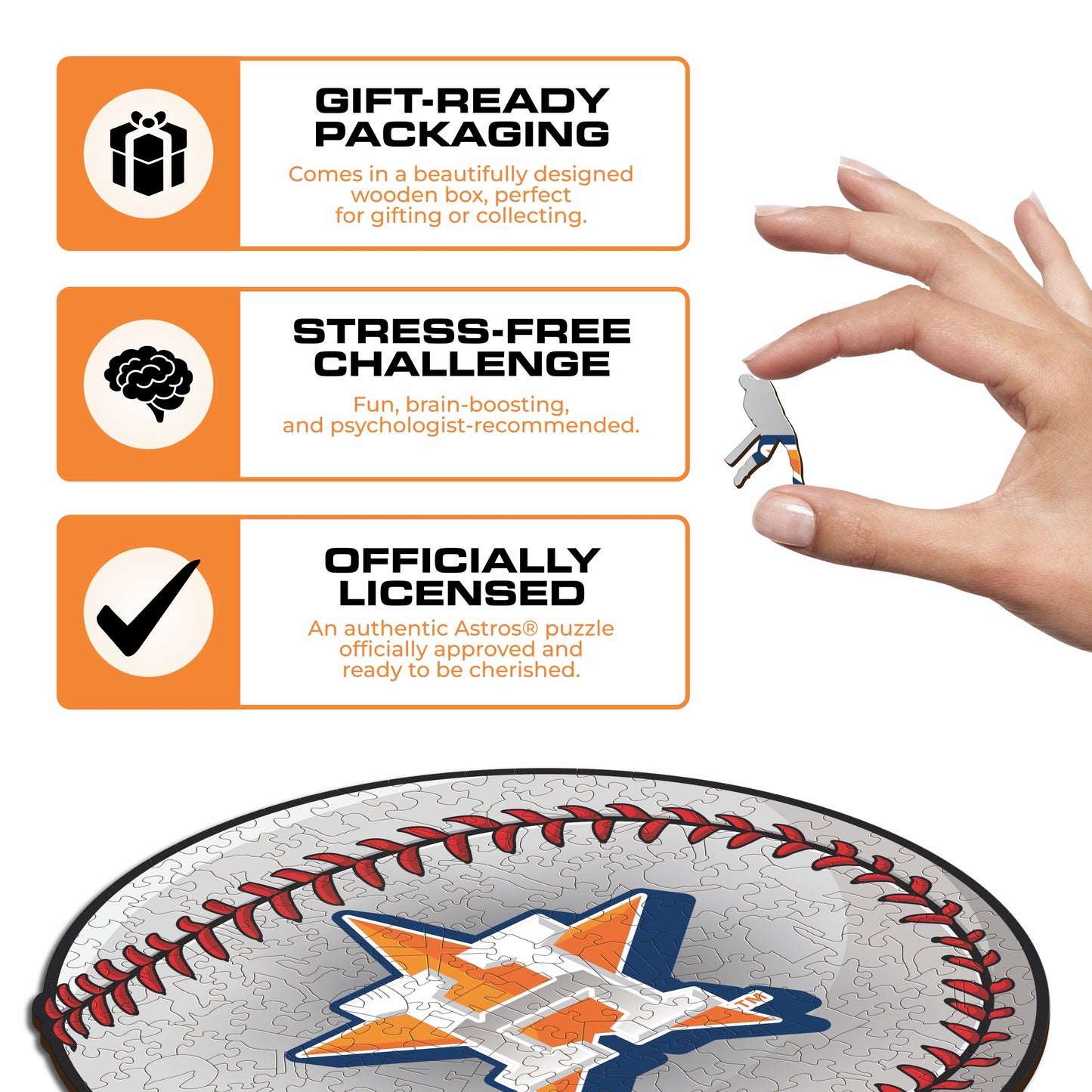Houston Astros™ - Wooden Puzzle