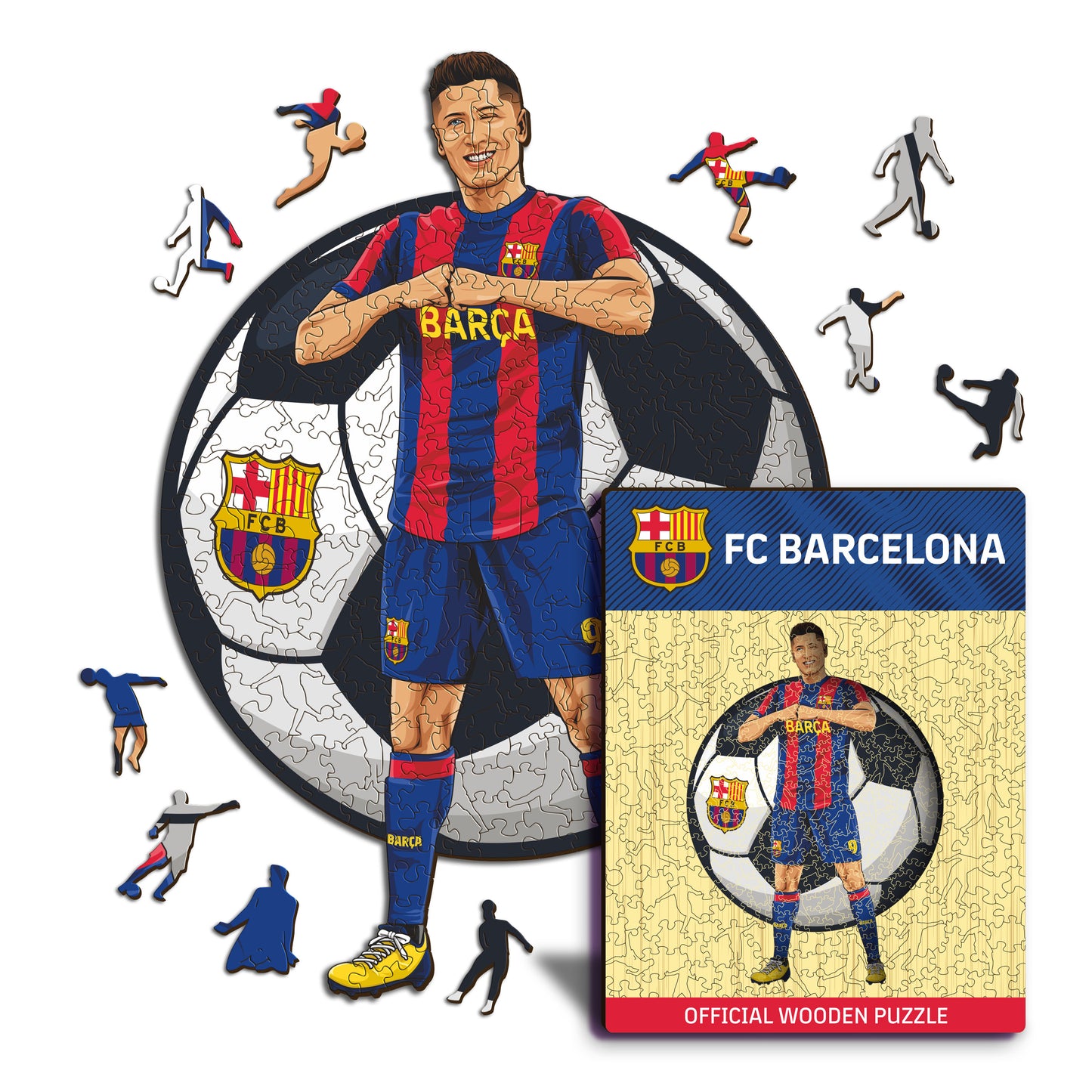 Robert Lewandowski - Wooden Puzzle