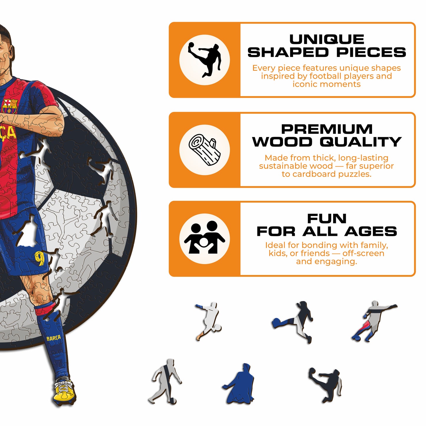 Robert Lewandowski - Wooden Puzzle