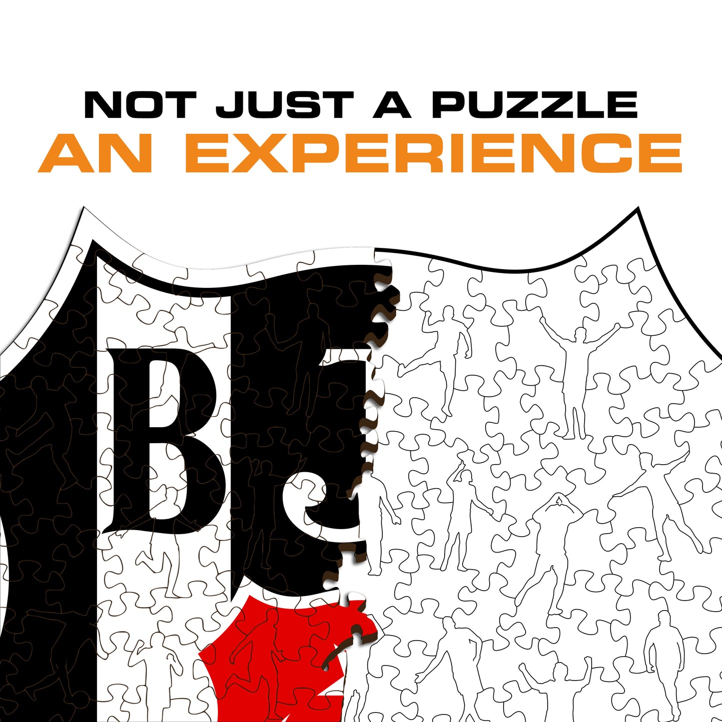 Beşiktaş J.K.® Logo - Wooden Puzzle