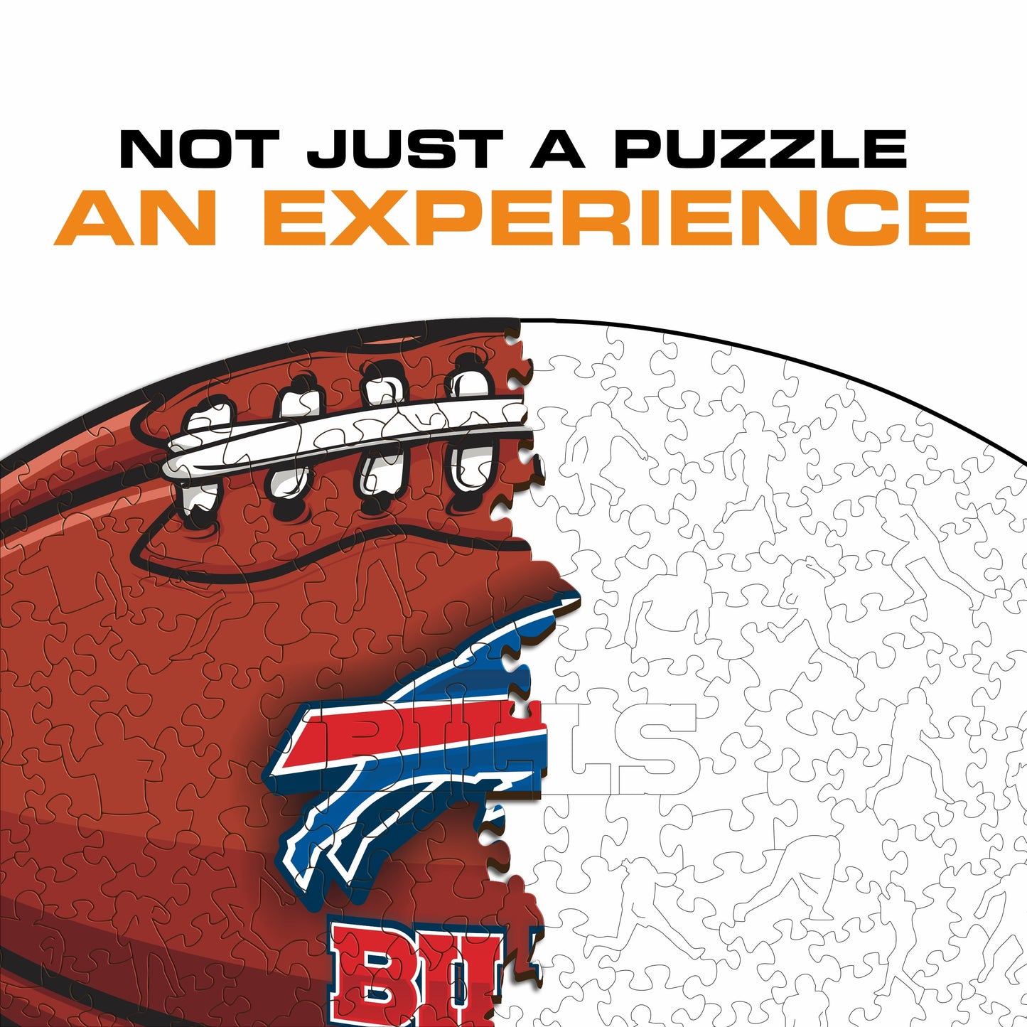 Buffalo Bills™ Football - Wooden Puzzle