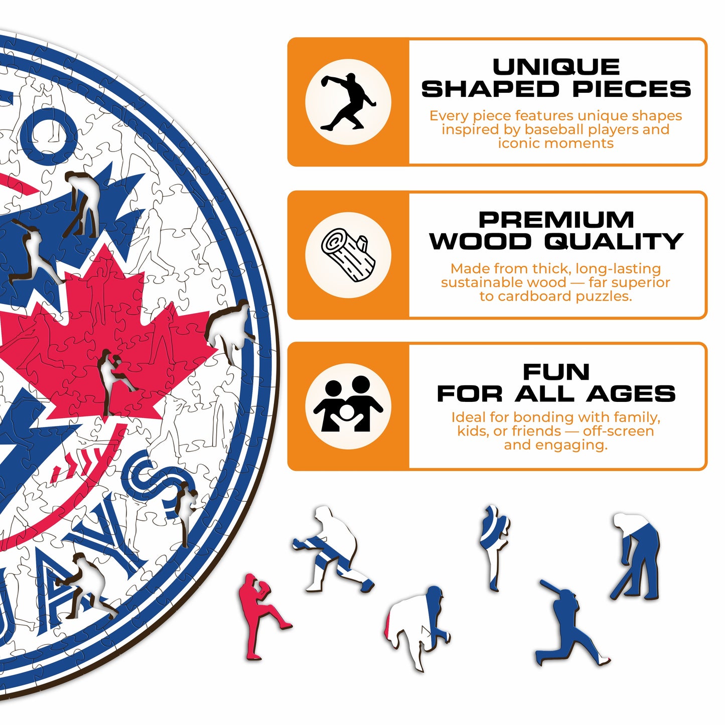 Toronto Blue Jays™ - Wooden Puzzle