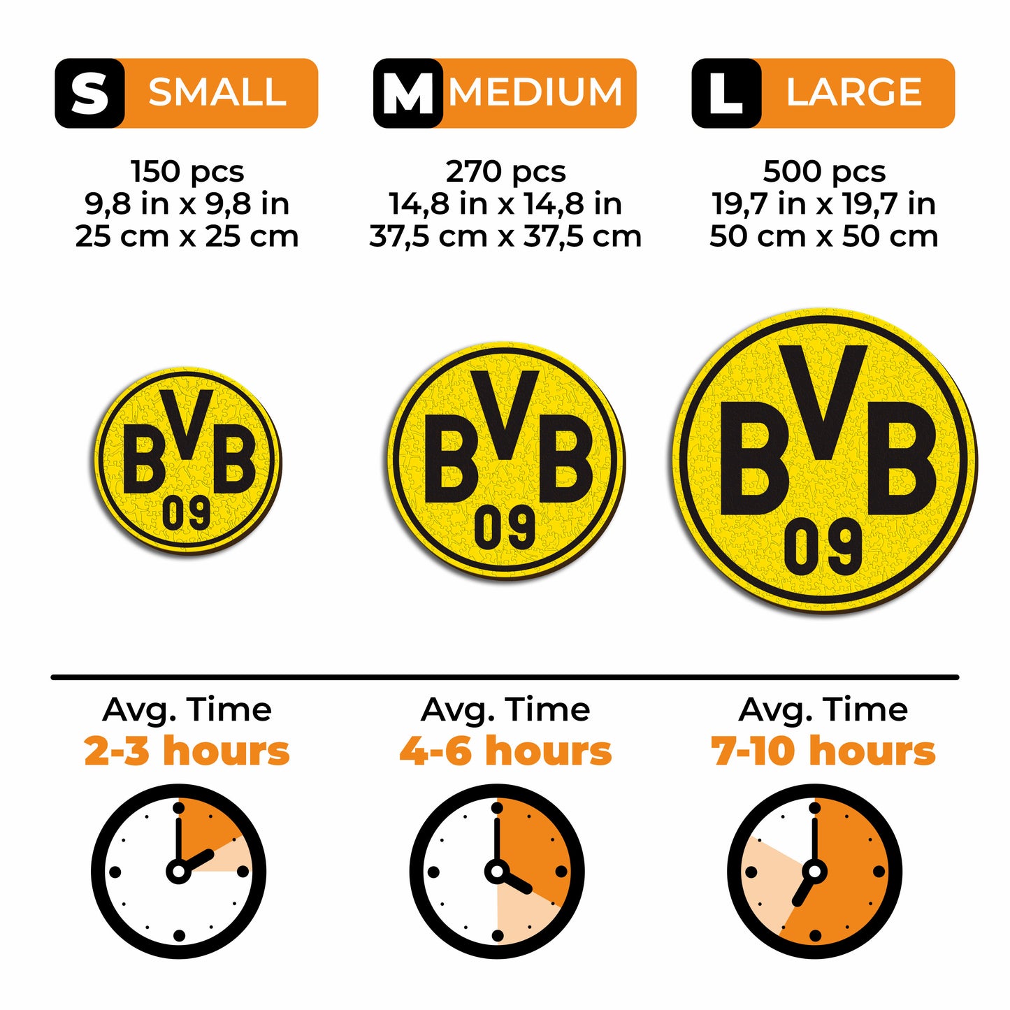 Borussia Dortmund® Logo - Wooden Puzzle