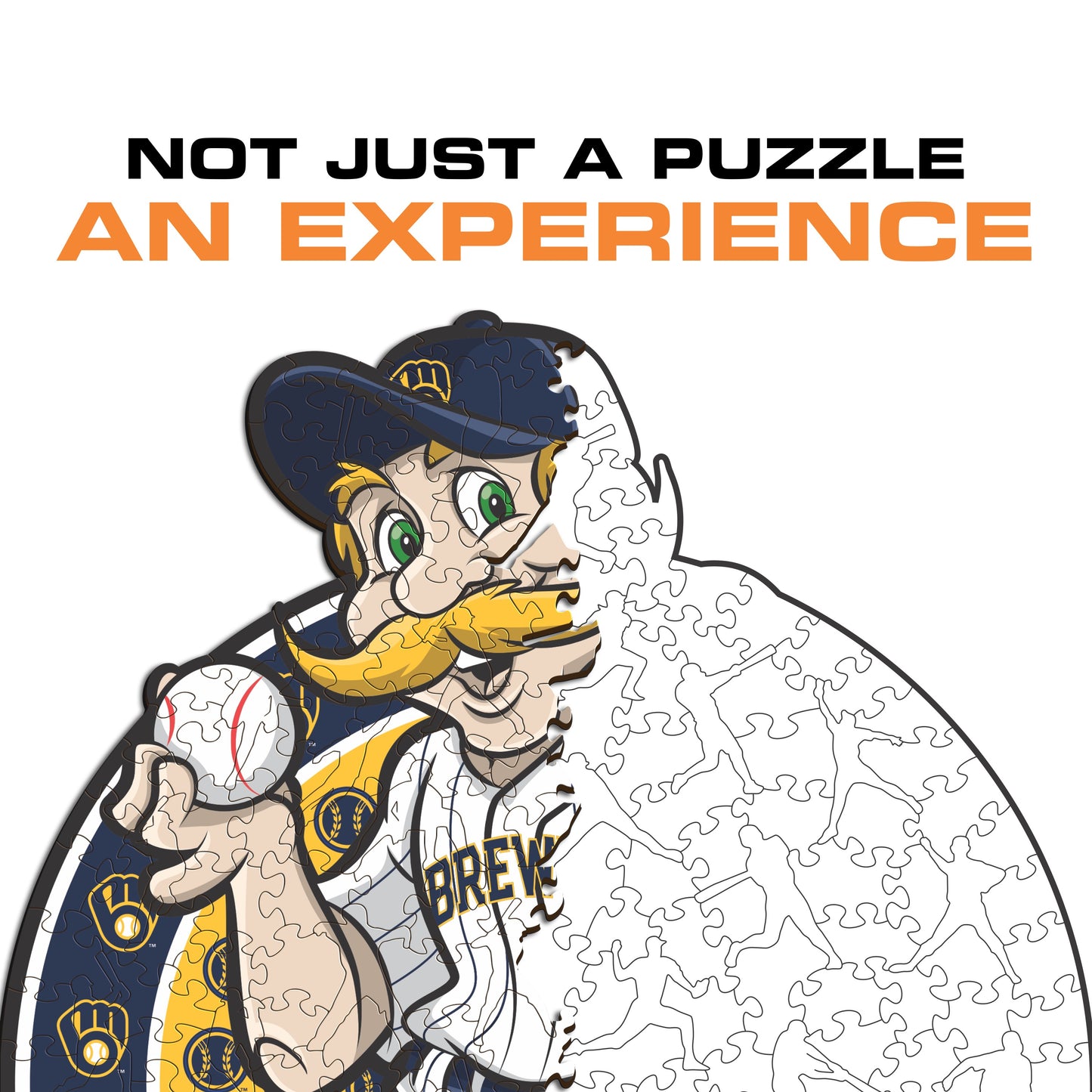 3 PACK Milwaukee Brewers™ Logo + Mascot + Baseball