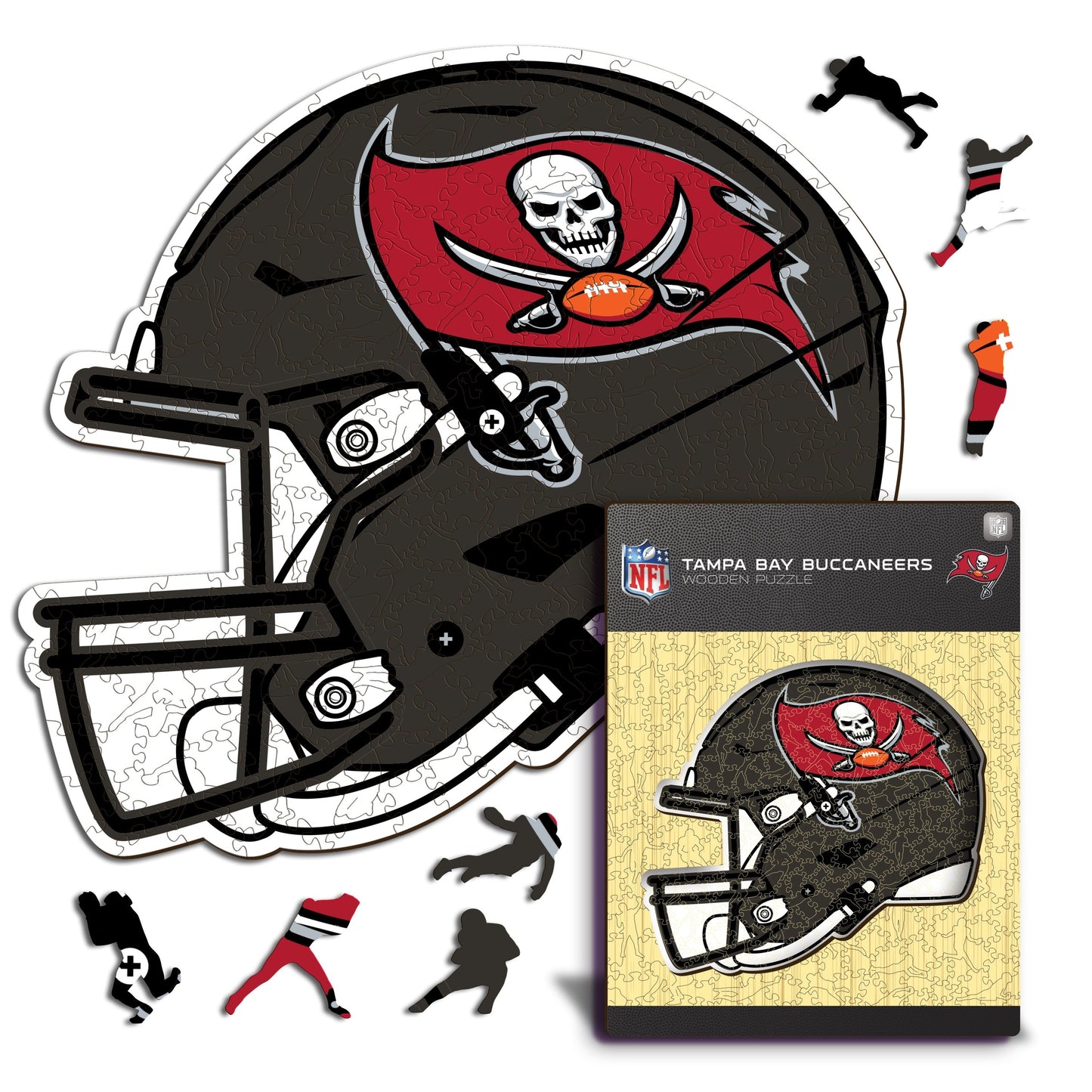 Tampa Bay Buccaneers™ Helmet - Wooden Puzzle