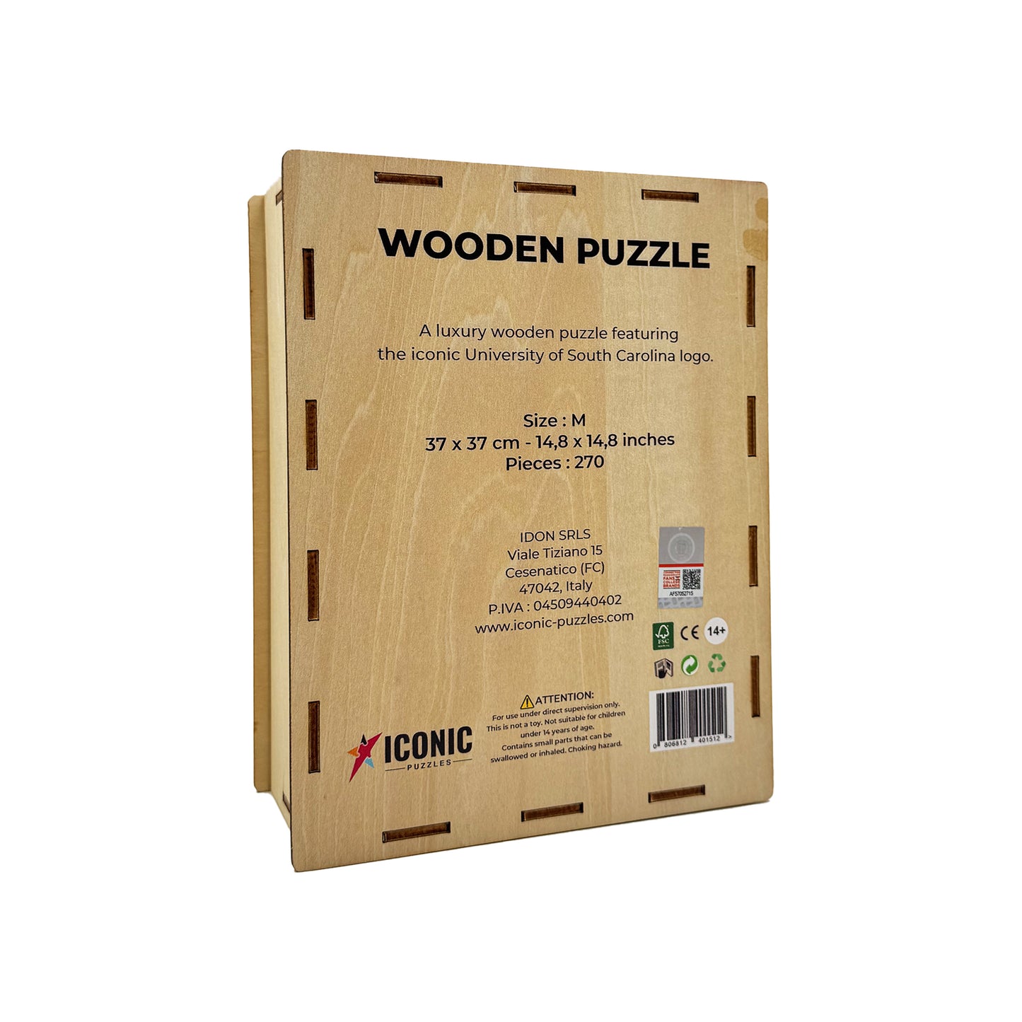 University of South Carolina - Wooden Puzzle