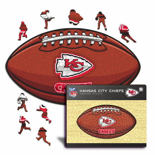 Kansas City Chiefs™ Football - Wooden Puzzle