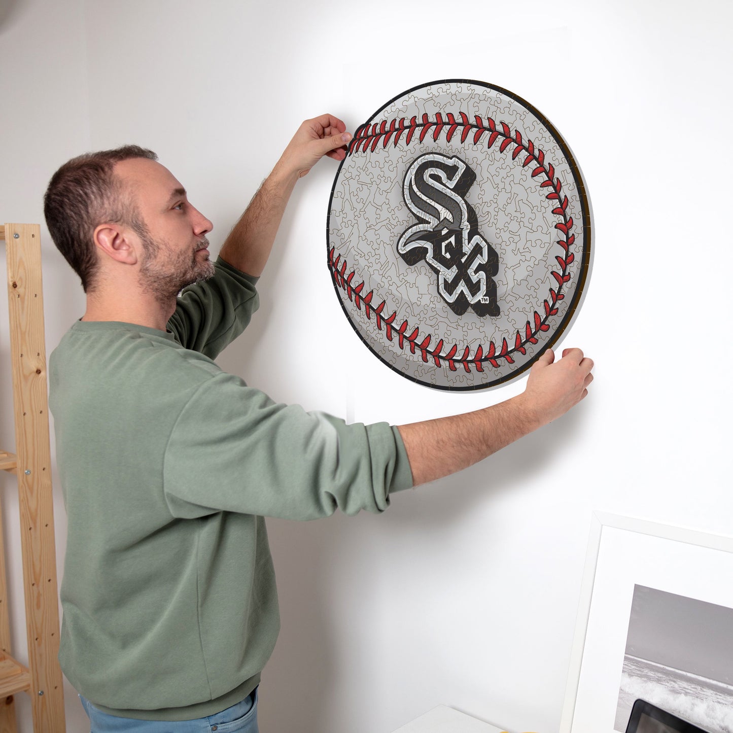 Chicago White Sox™ - Quebra-cabeça de madeira