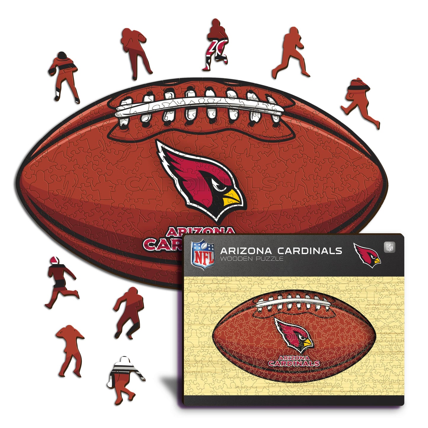Arizona Cardinals™ Futebol Americano - Quebra-cabeça de Madeira