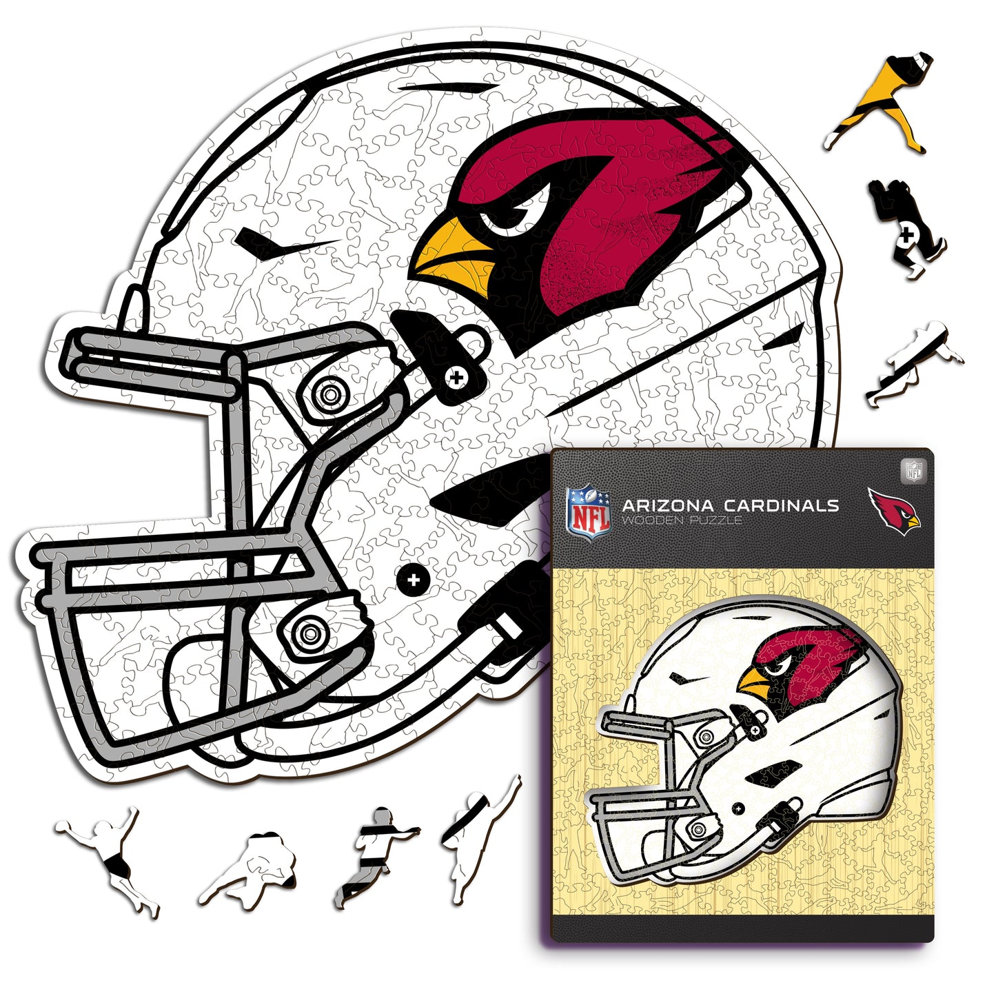 Capacete Arizona Cardinals™ - Quebra-cabeça de madeira