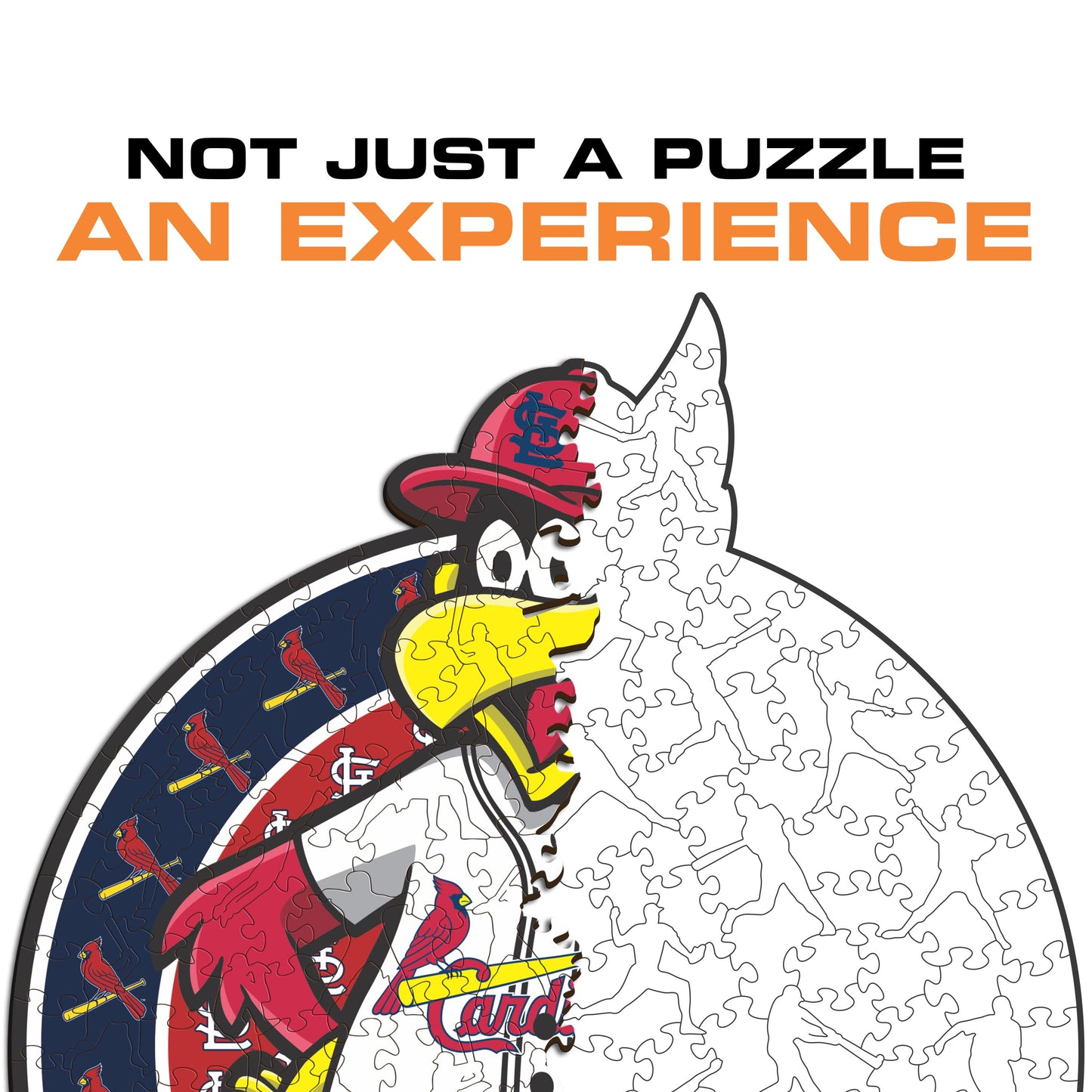 St. Louis Cardinals™ Mascot - Wooden Puzzle