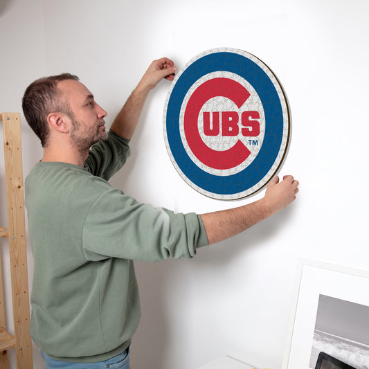 Pacote com 2 logotipos e mascote do Chicago Cubs™