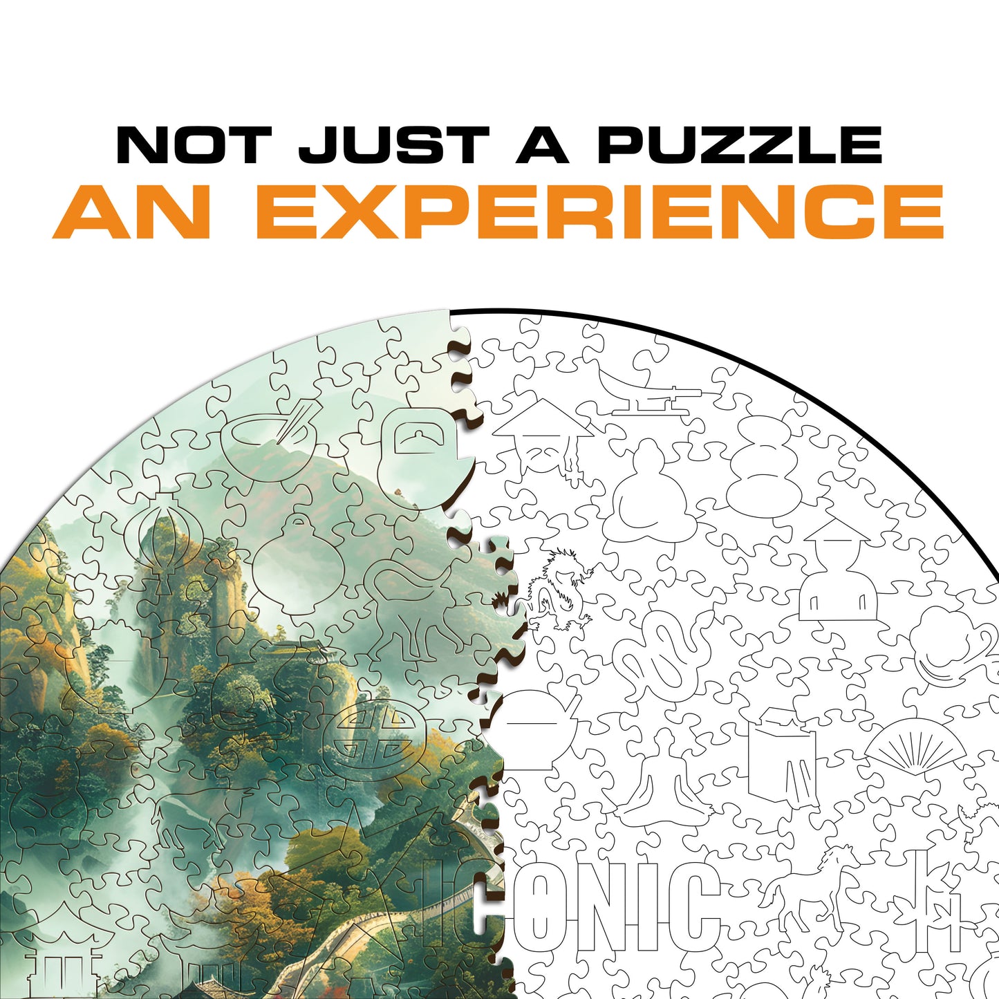 Chinese Wall - Wooden Puzzle