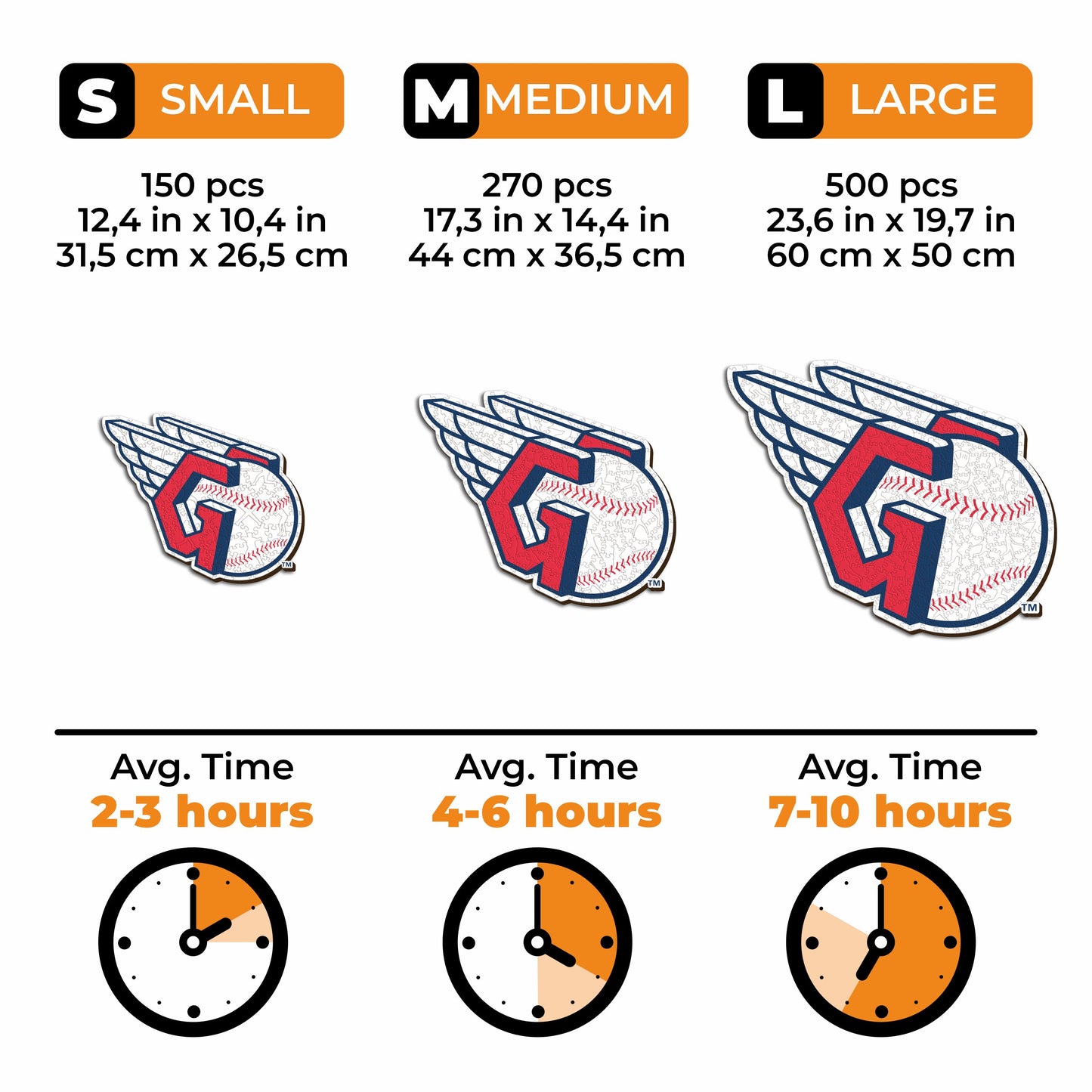 2 PACK Cleveland Guardians™ Logo + Mascot