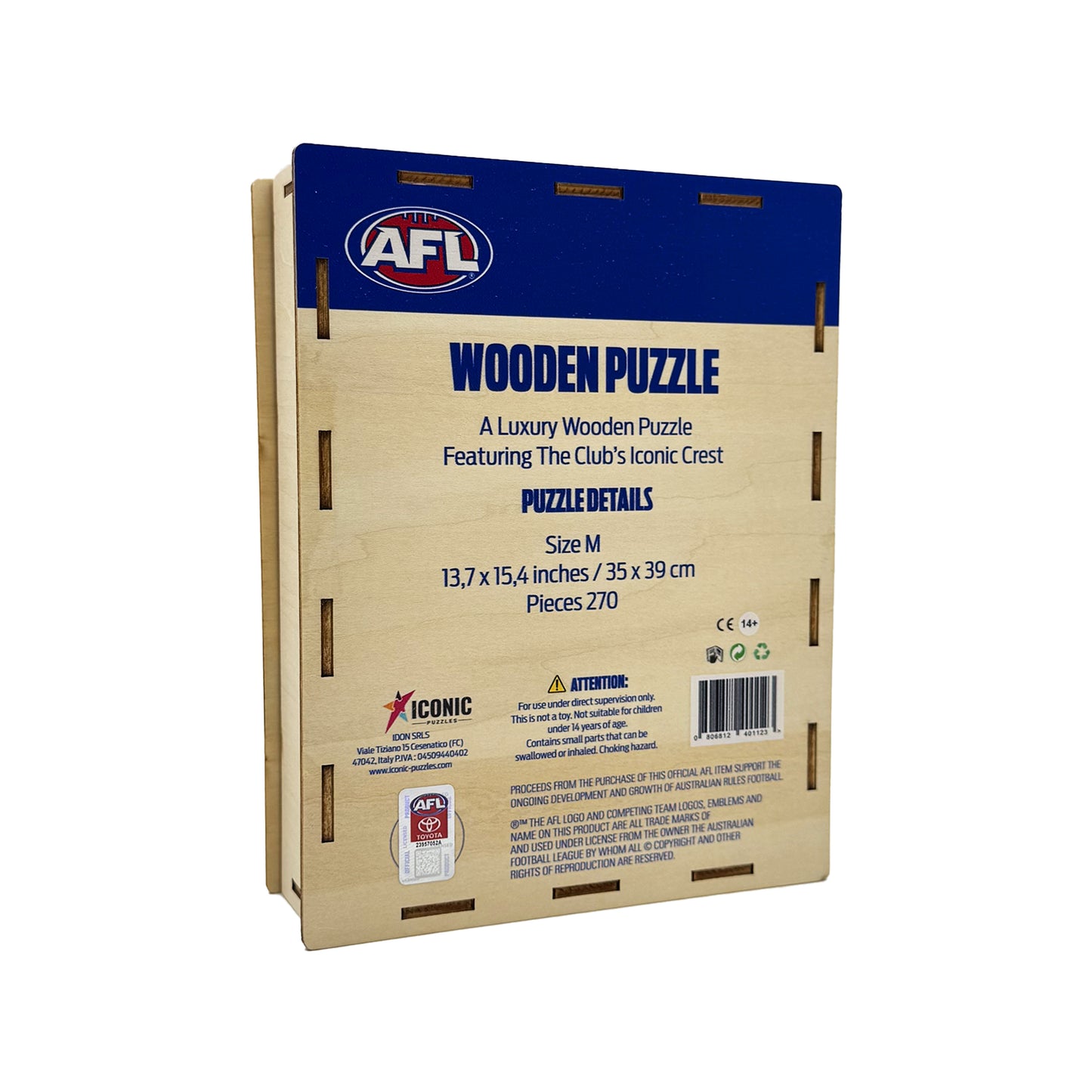 Collingwood FC Logo - Wooden Puzzle