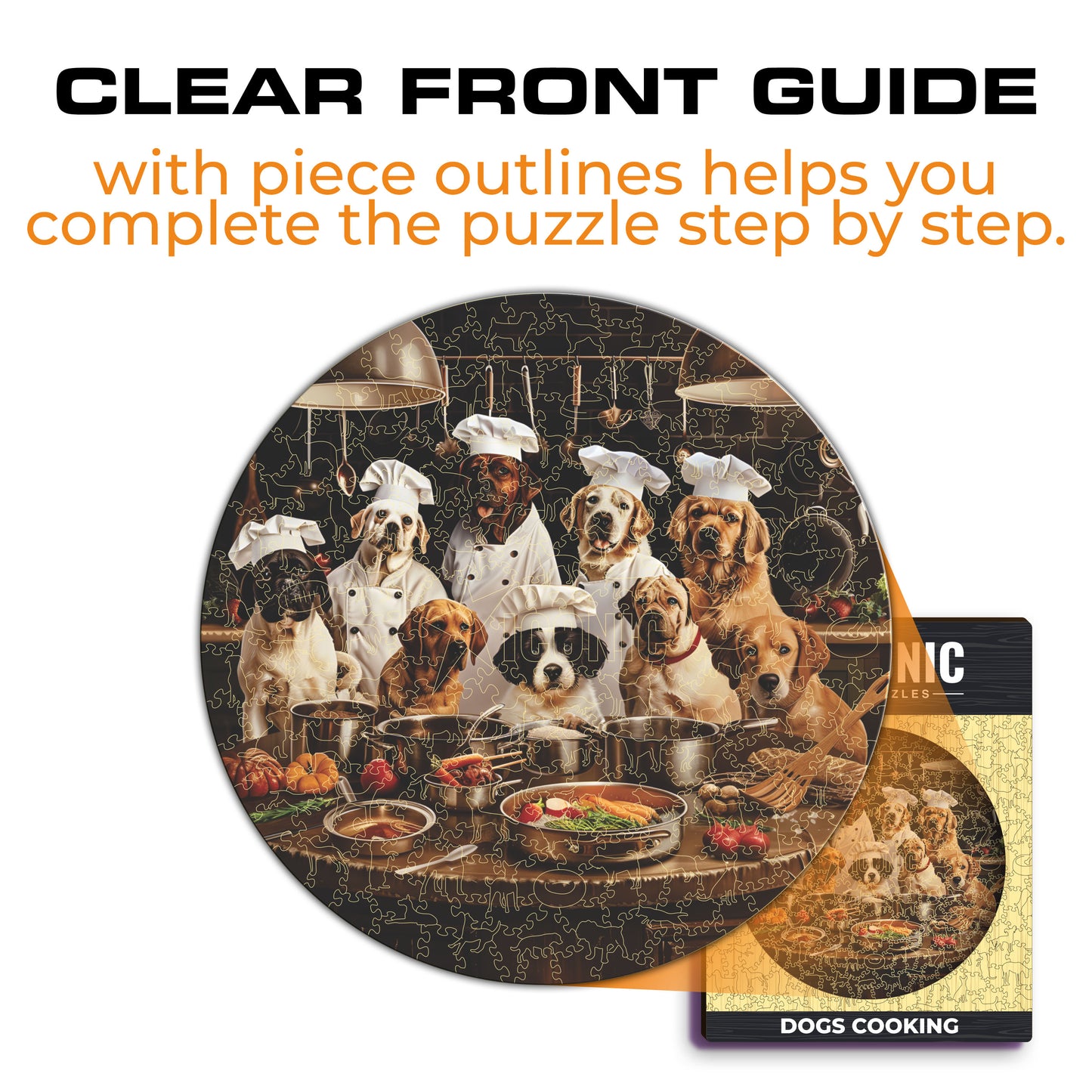 Chef Dogs - Wooden Puzzle