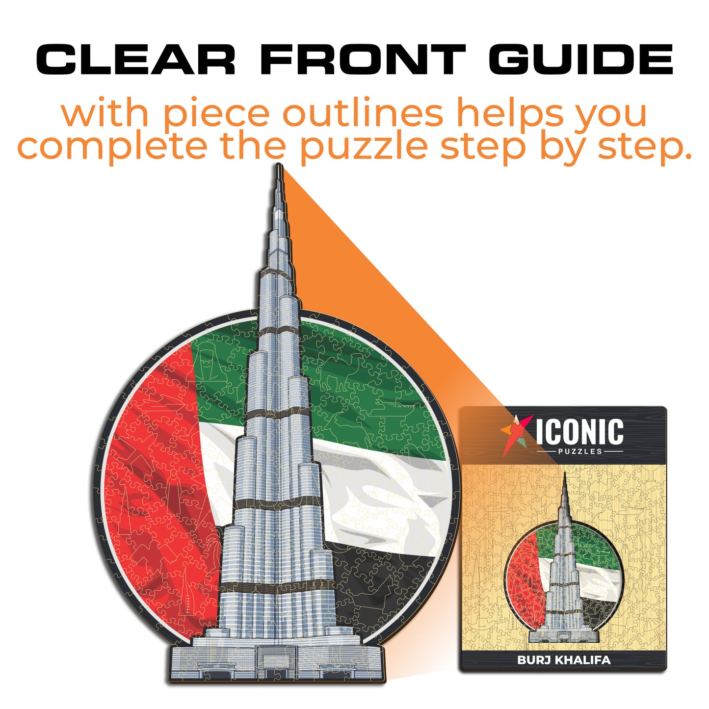 Burj Khalifa - Wooden Puzzle