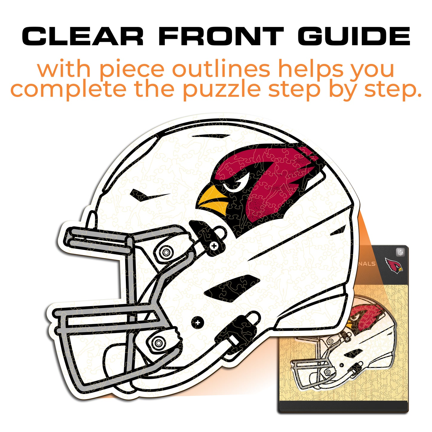 Capacete Arizona Cardinals™ - Quebra-cabeça de madeira