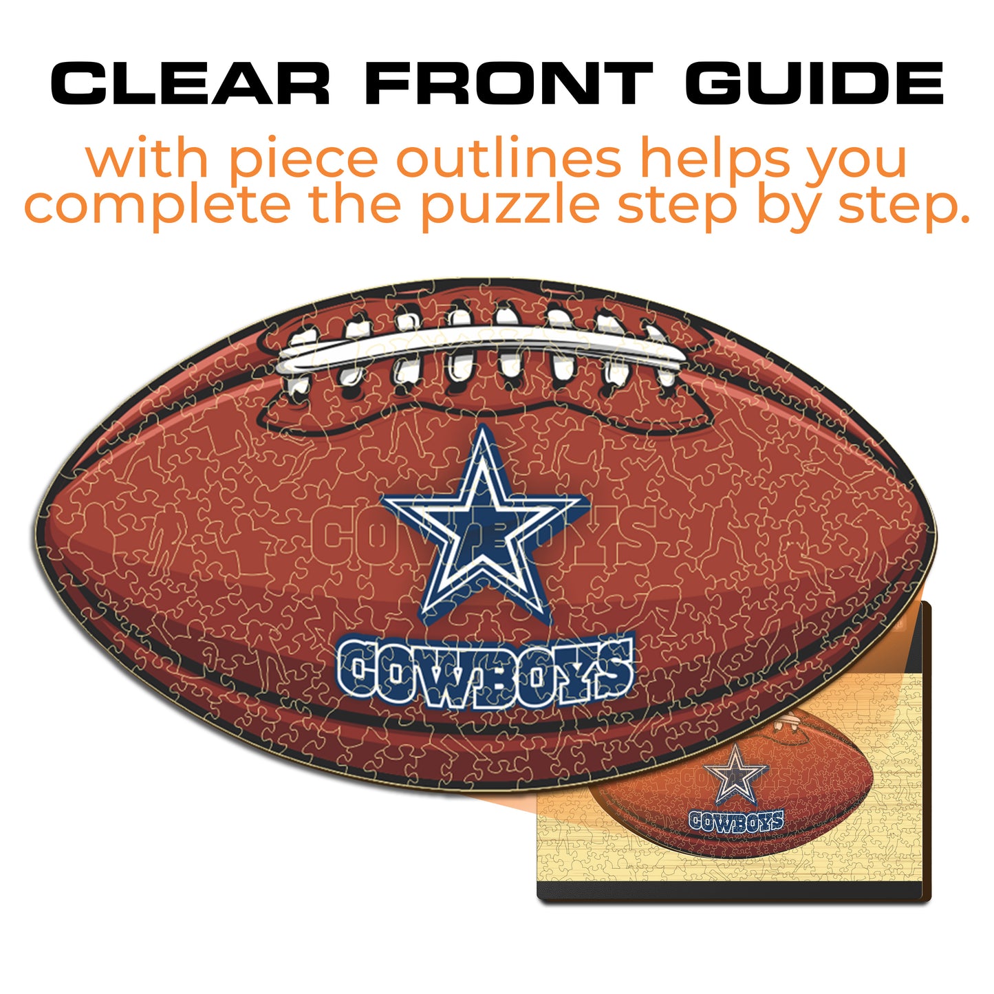 Dallas Cowboys™ Futebol Americano - Quebra-cabeça de Madeira