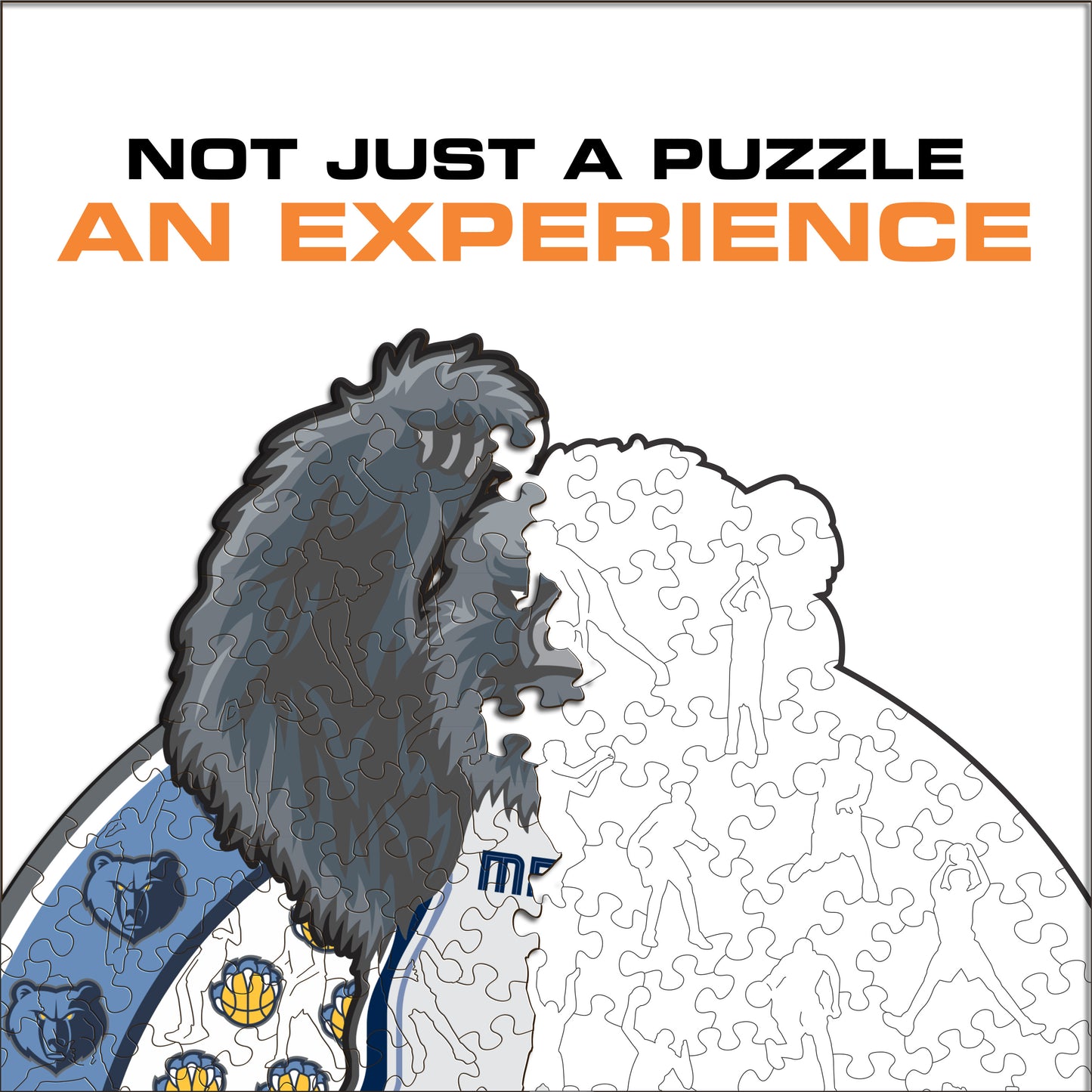 Memphis Grizzlies™ Mascot - Wooden Puzzle