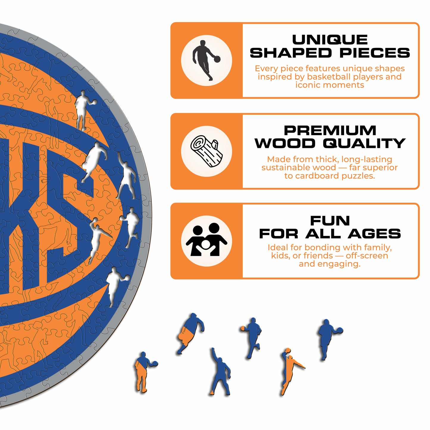 New York Knicks™ - Wooden Puzzle