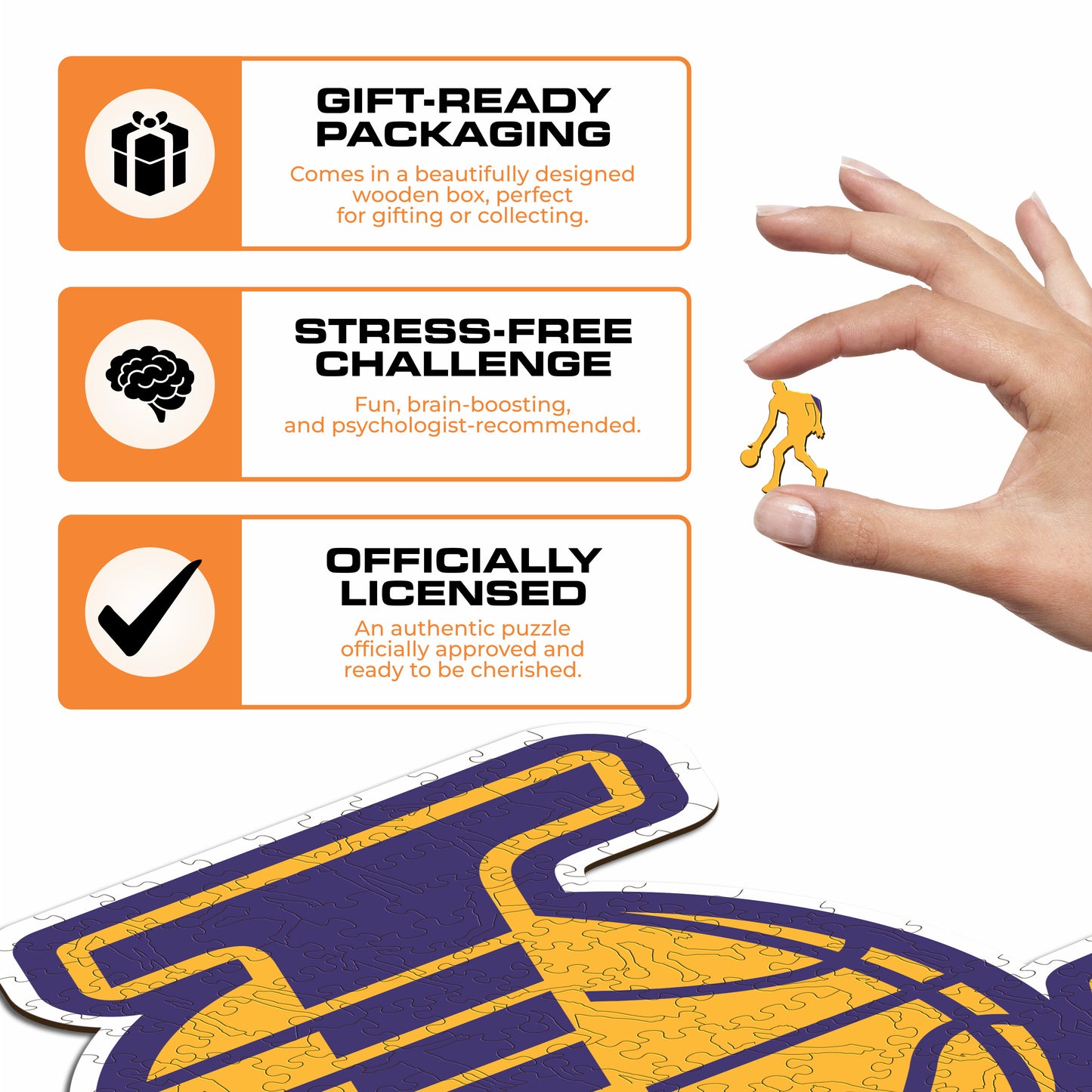 Los Angeles Lakers™ - Wooden Puzzle