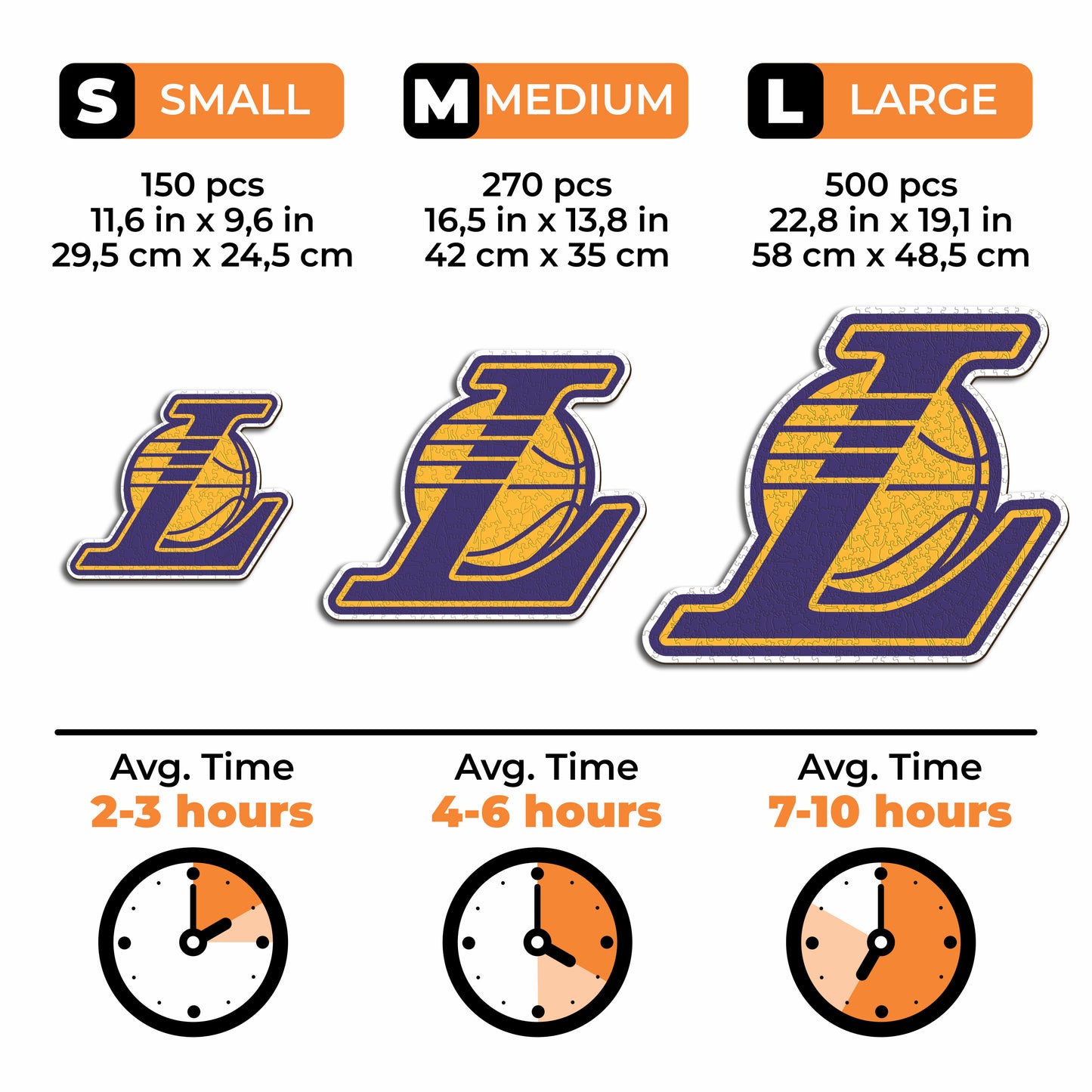 Los Angeles Lakers™ - Wooden Puzzle