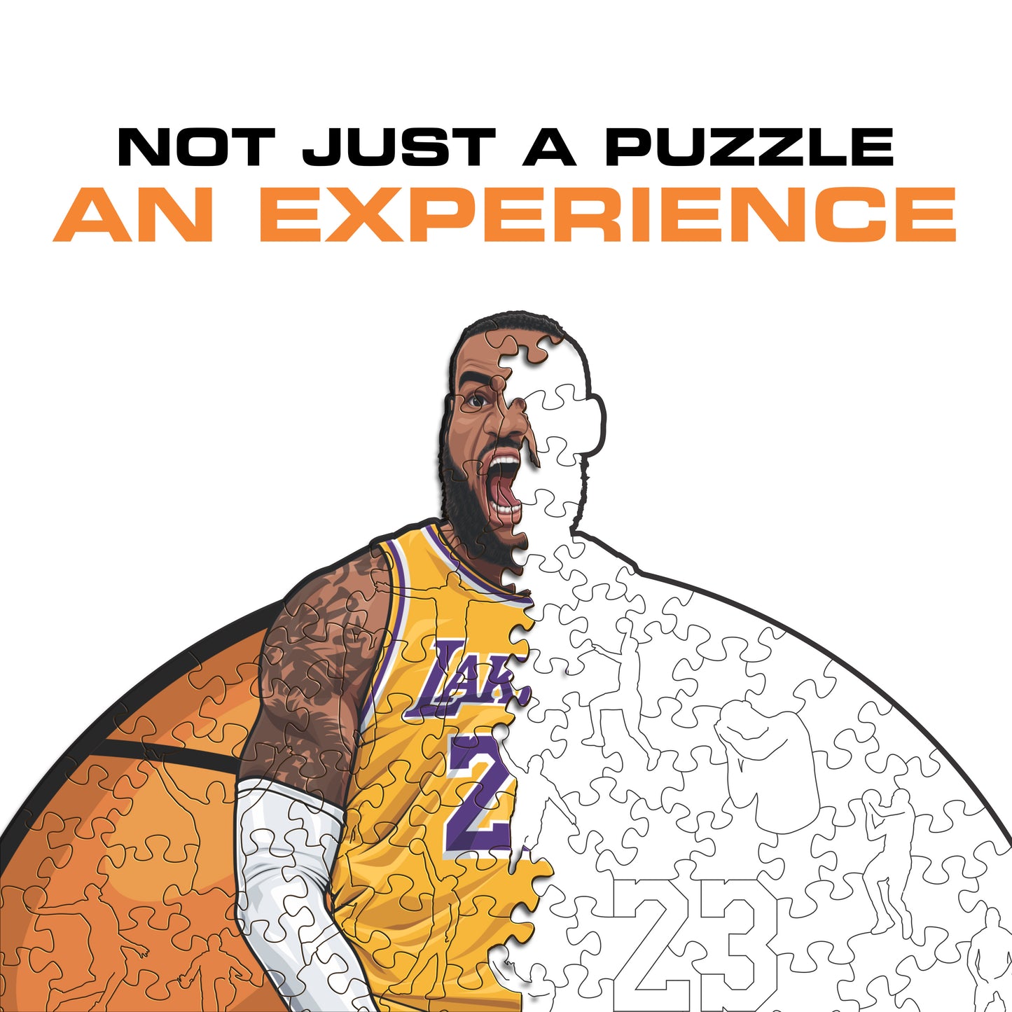 LeBron James - Wooden Puzzle