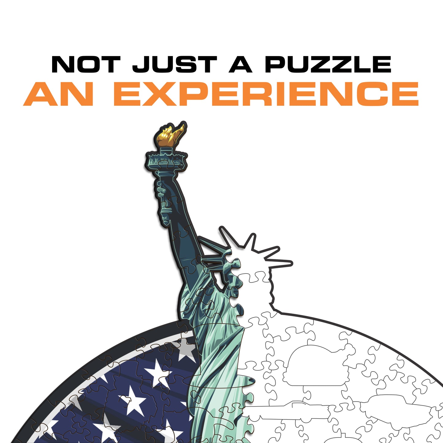 Statue of Liberty - Wooden Puzzle