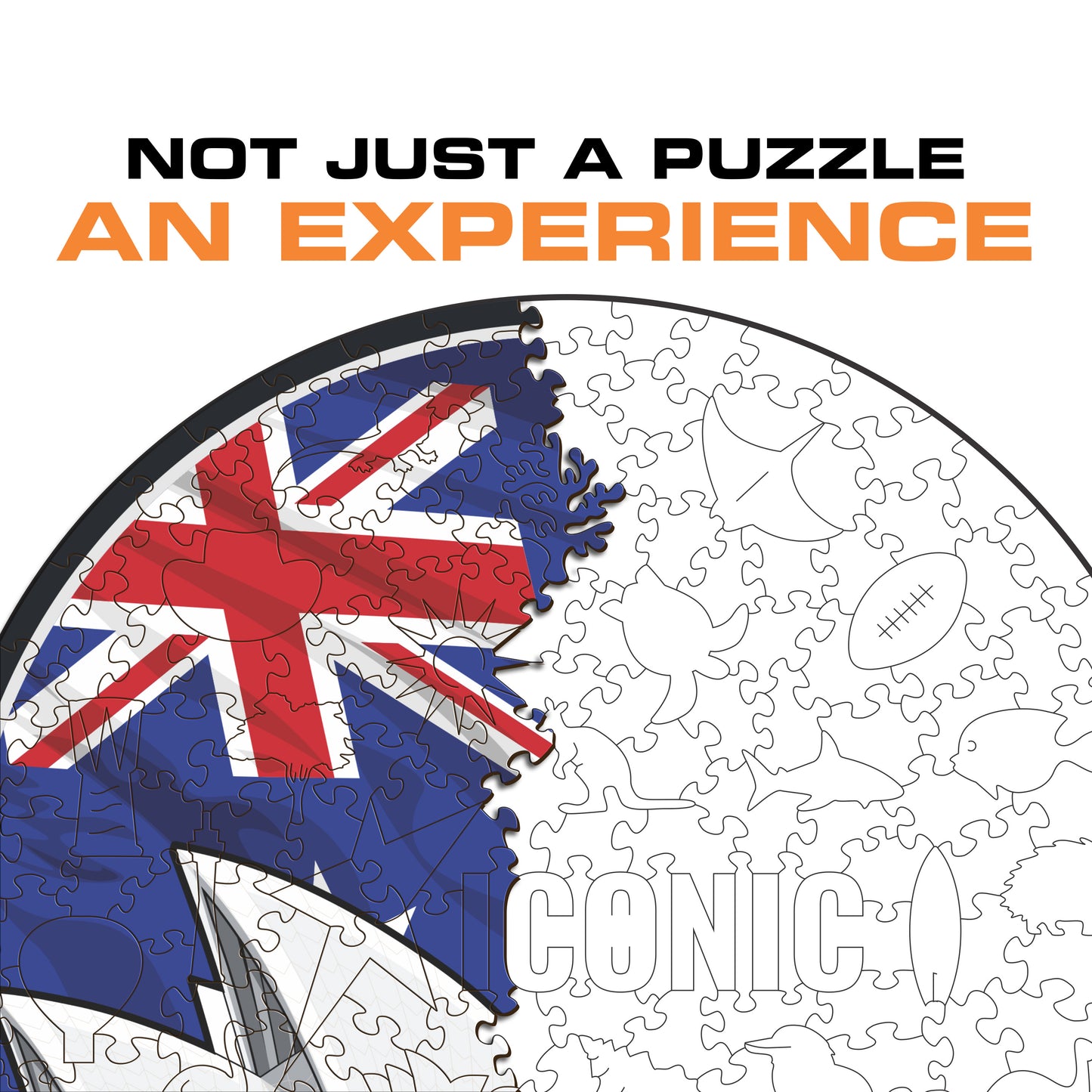 Sydney Opera House - Wooden Puzzle