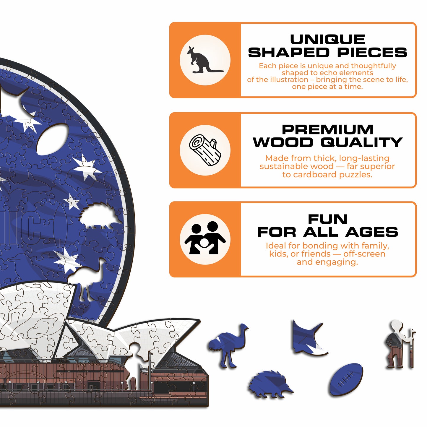 Sydney Opera House - Wooden Puzzle