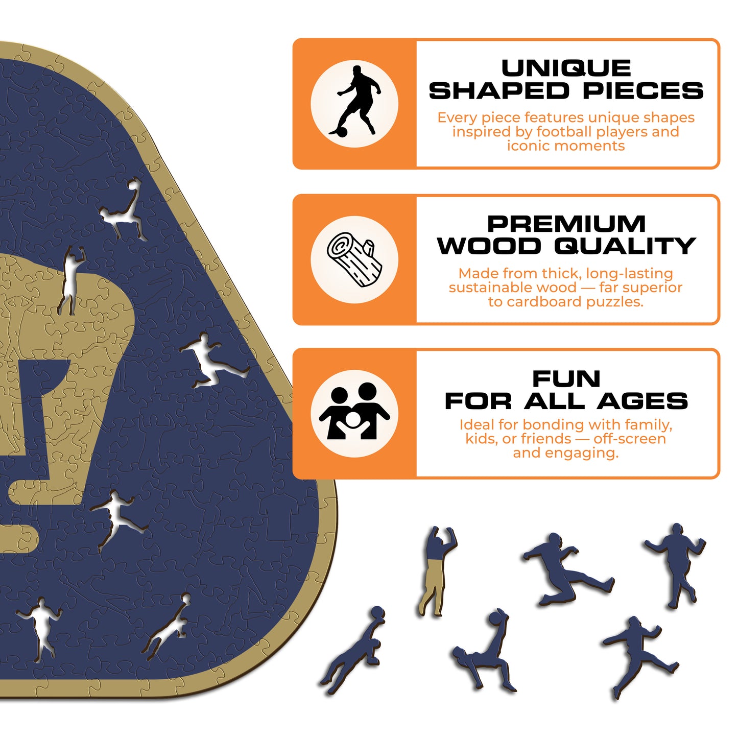 Pumas UNAM® Logo - Wooden Puzzle