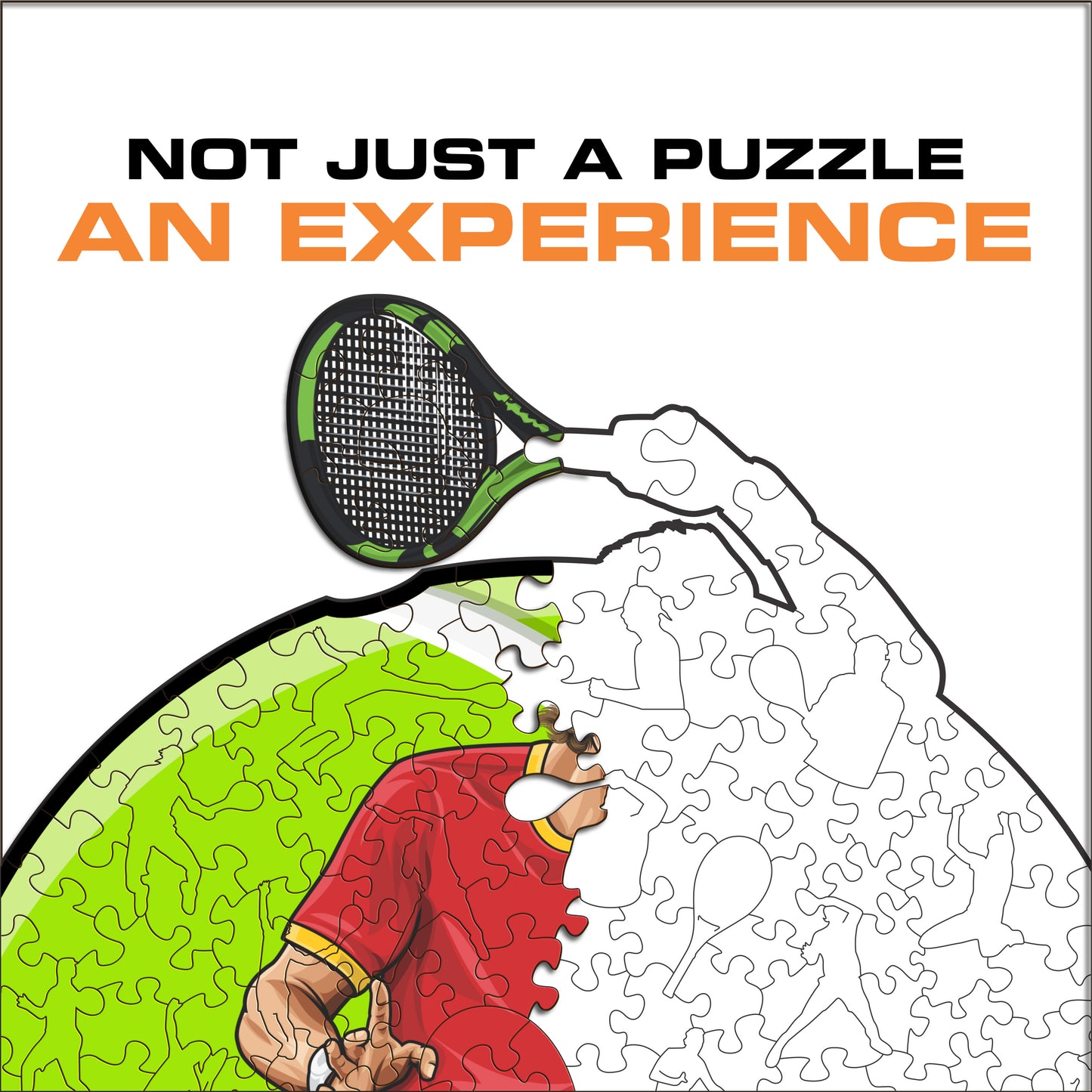 Rafael Nadal - Wooden Puzzle