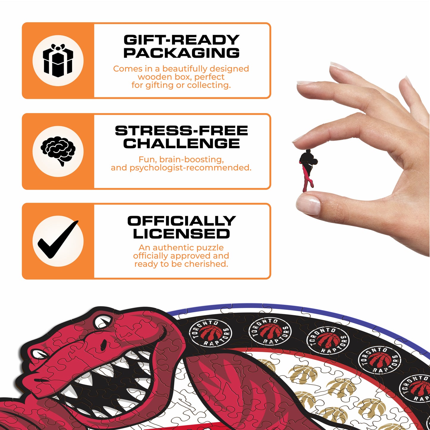 Toronto Raptors™ Mascot - Wooden Puzzle