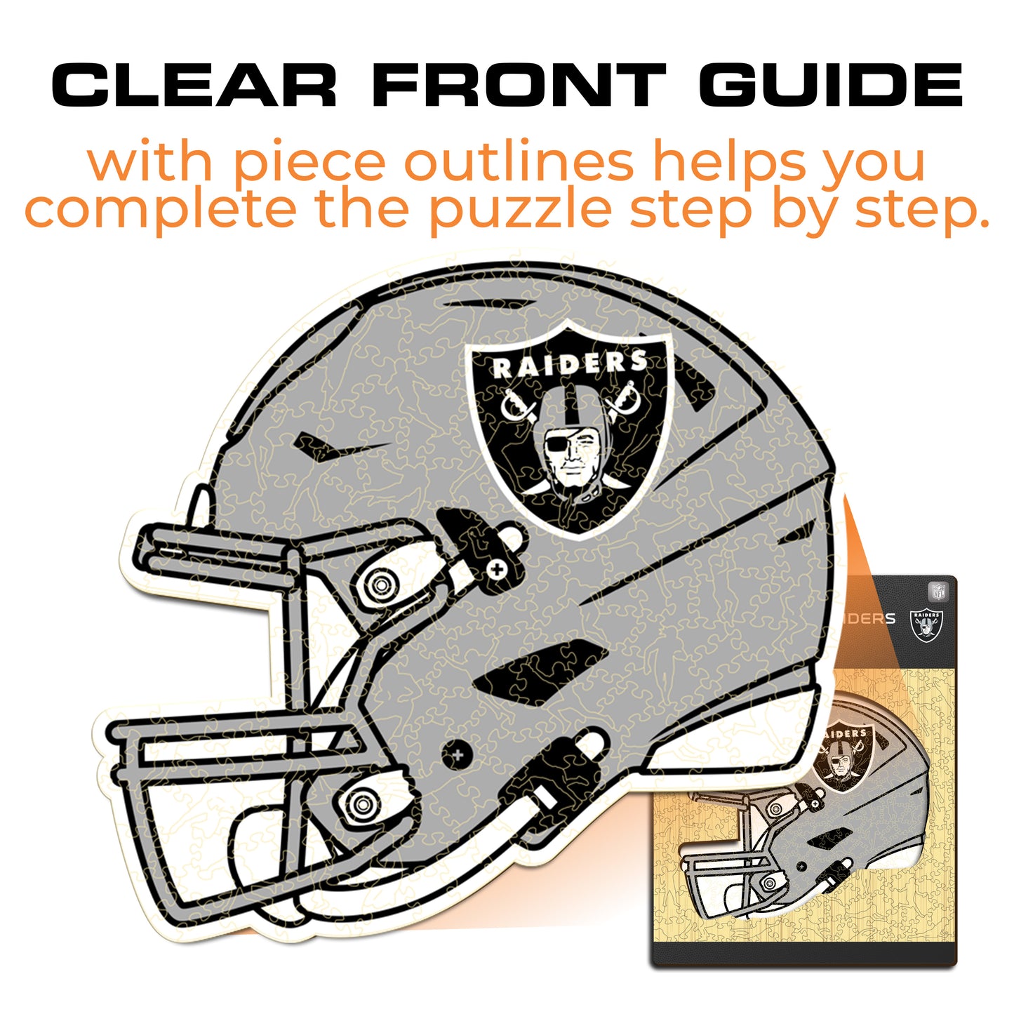 Capacete Las Vegas Raiders™ - Quebra-cabeça de madeira
