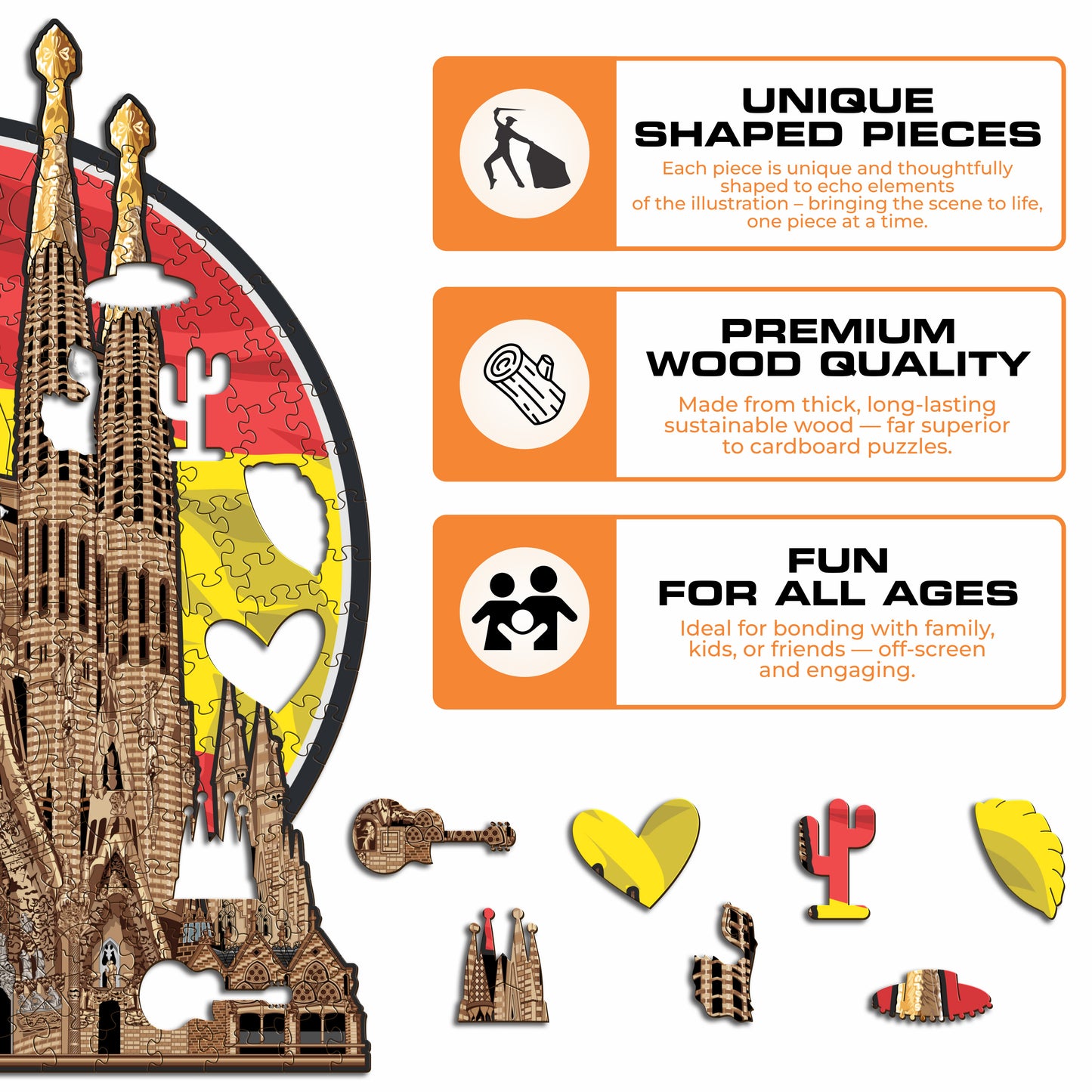 Sagrada Família - Wooden Puzzle