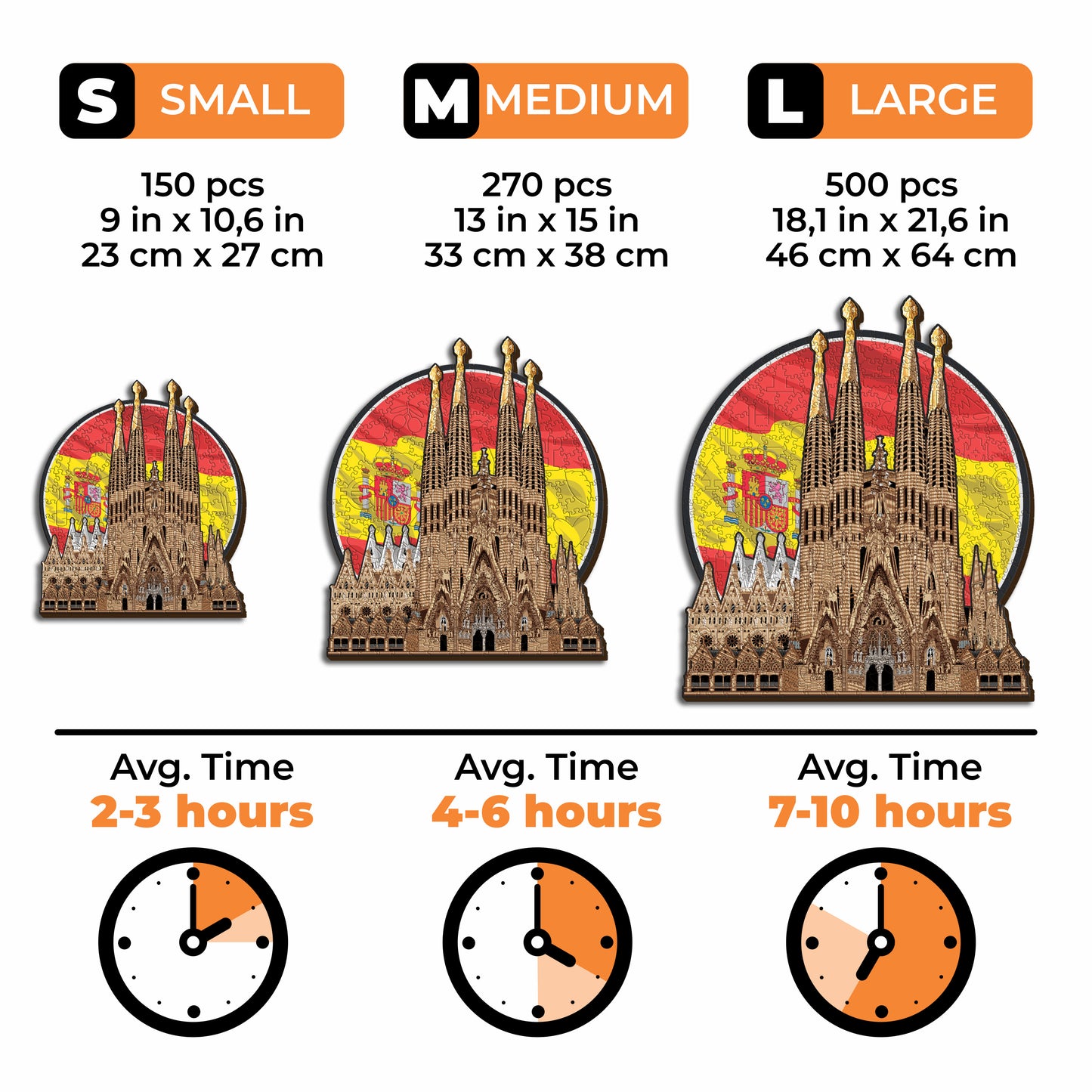 Sagrada Família - Wooden Puzzle