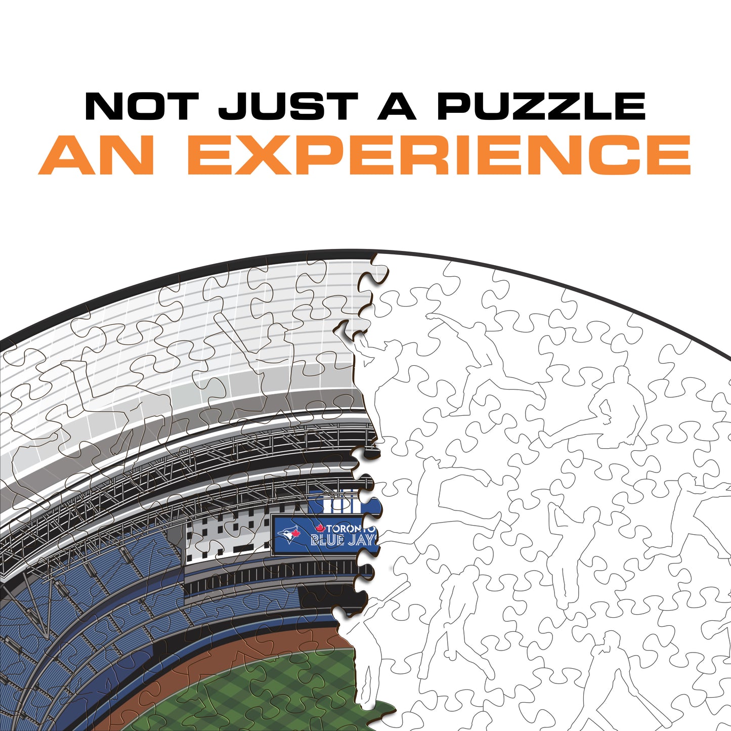 Toronto Blue Jays™ Rogers Centre Stadium - Wooden Puzzle