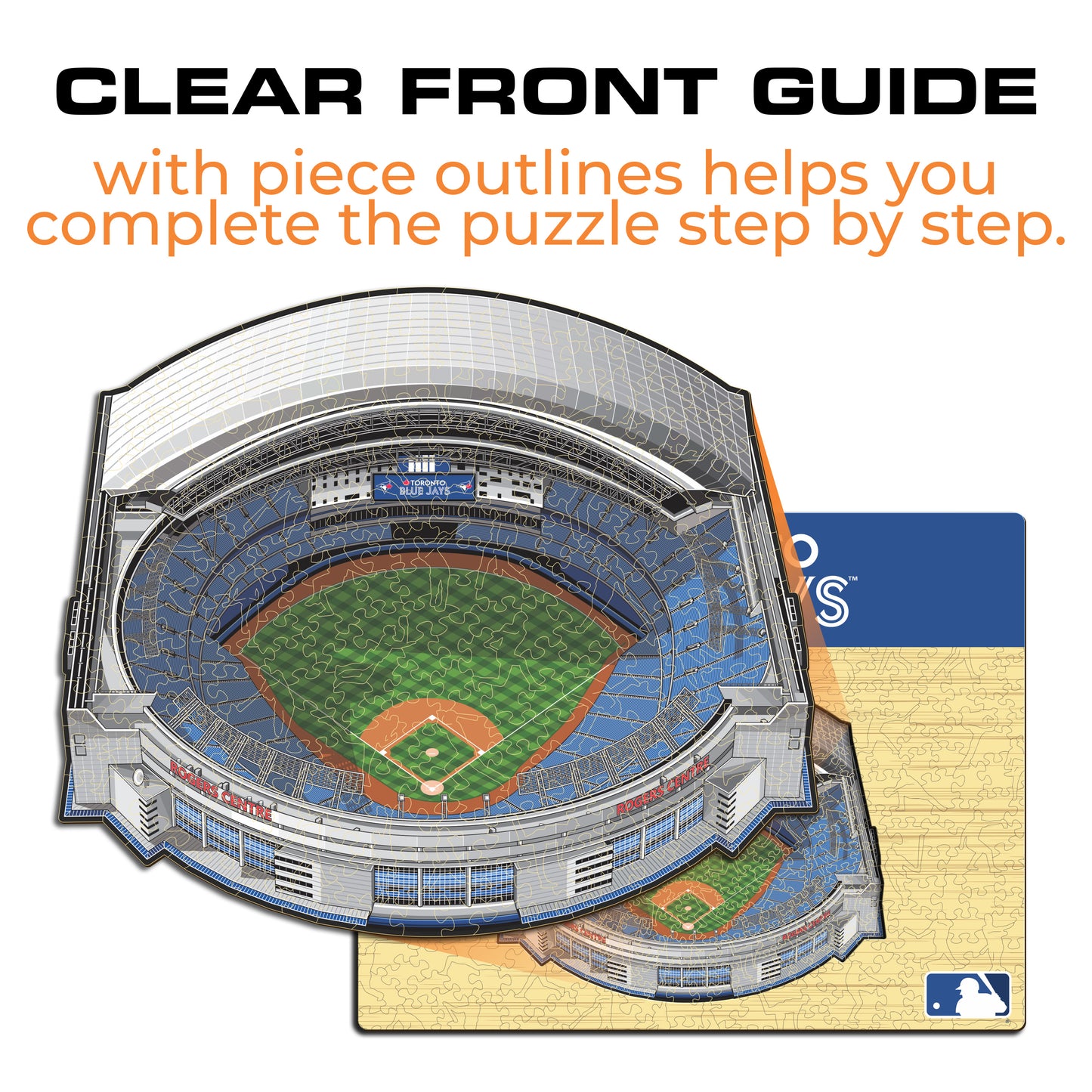 Toronto Blue Jays™ Rogers Centre Stadium - Wooden Puzzle