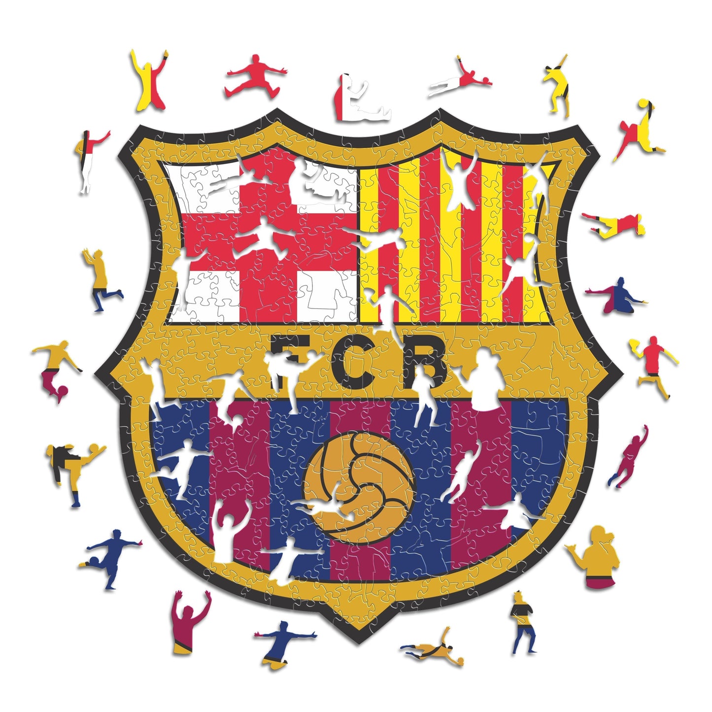 2 PACK FC Barcelona® Logo + Lewandowski