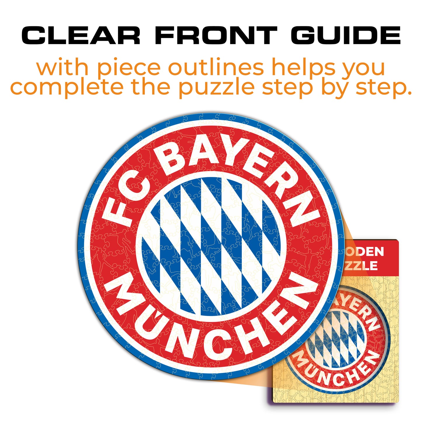 FC Bayern Munich® Logo - Wooden Puzzle