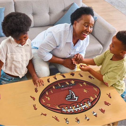 Atlanta Falcons™ Football - Wooden Puzzle