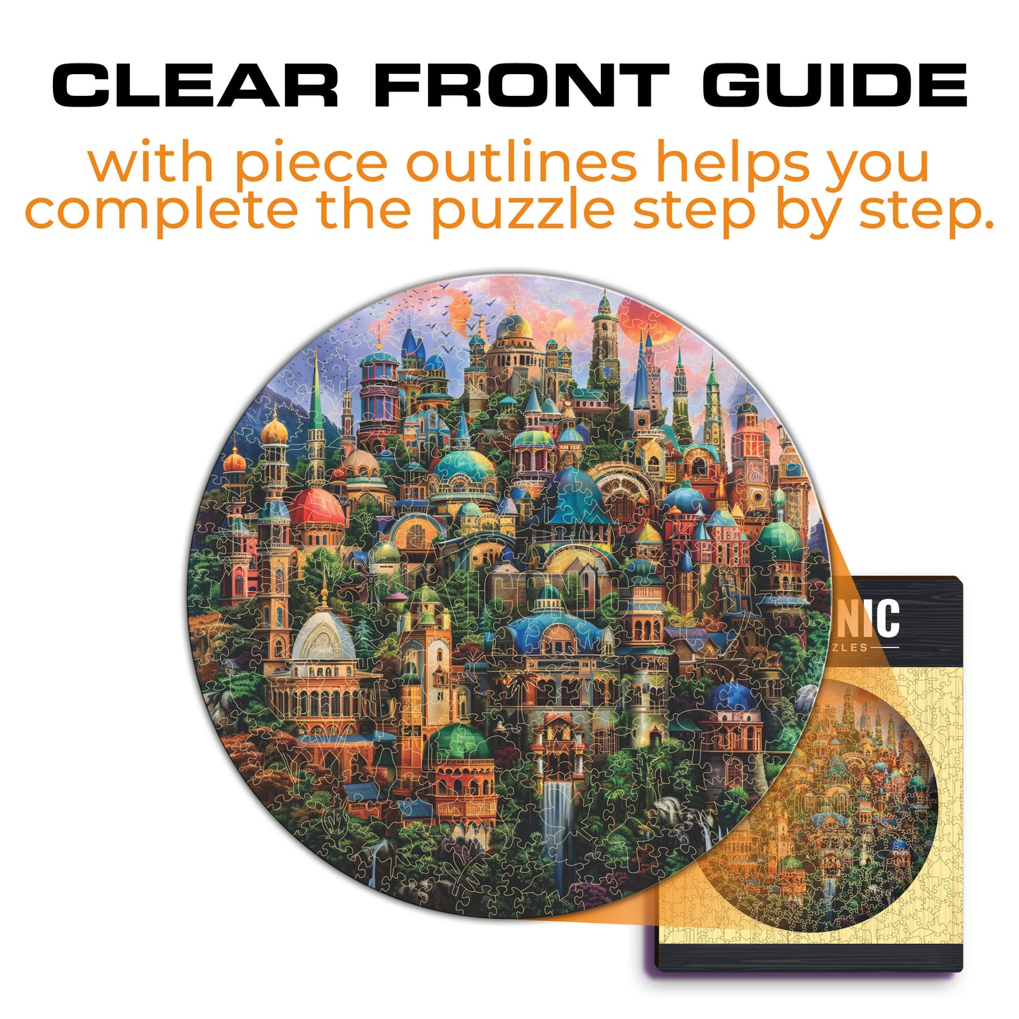 Enchanted City - Wooden Puzzle