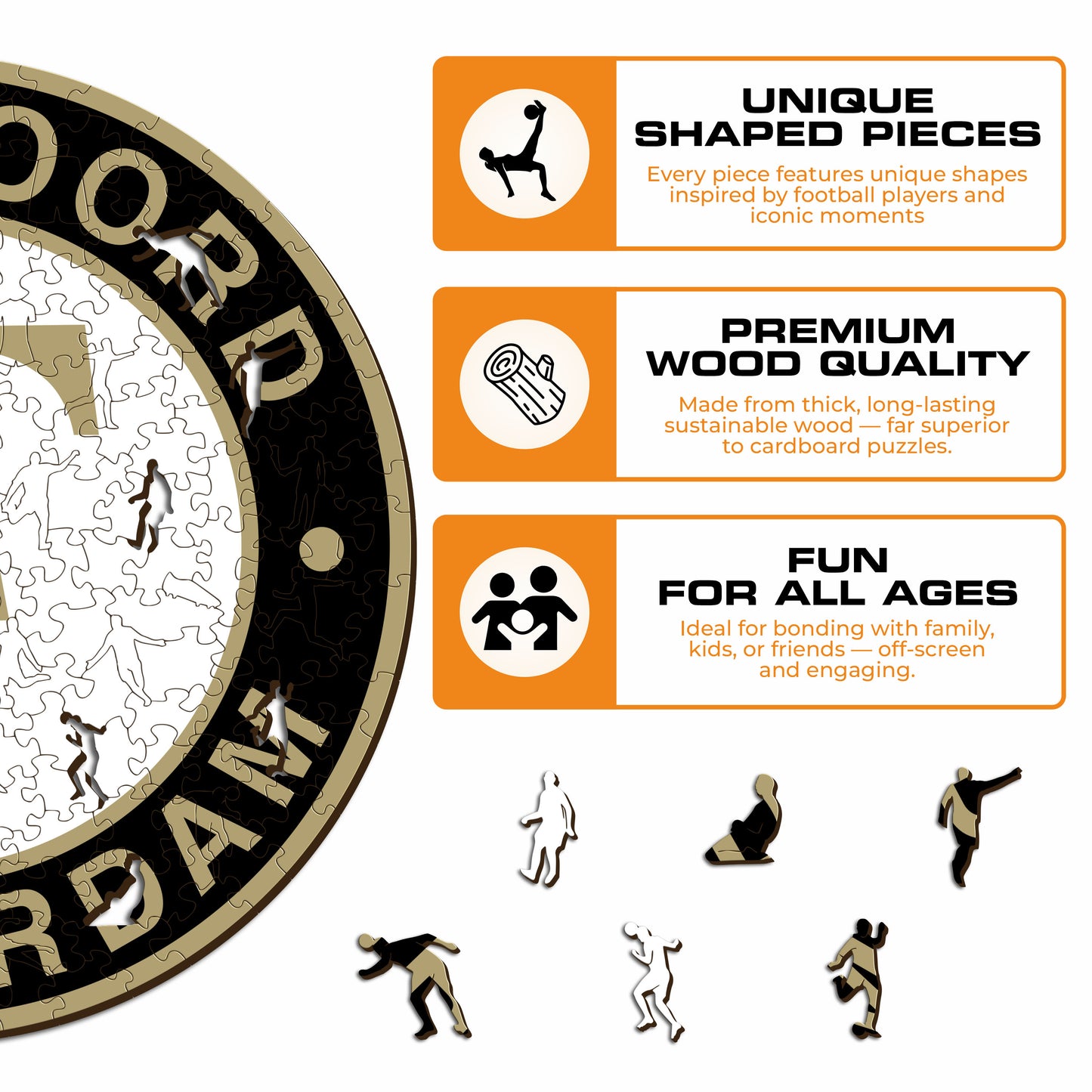 Feyenoord® Logo - Wooden Puzzle